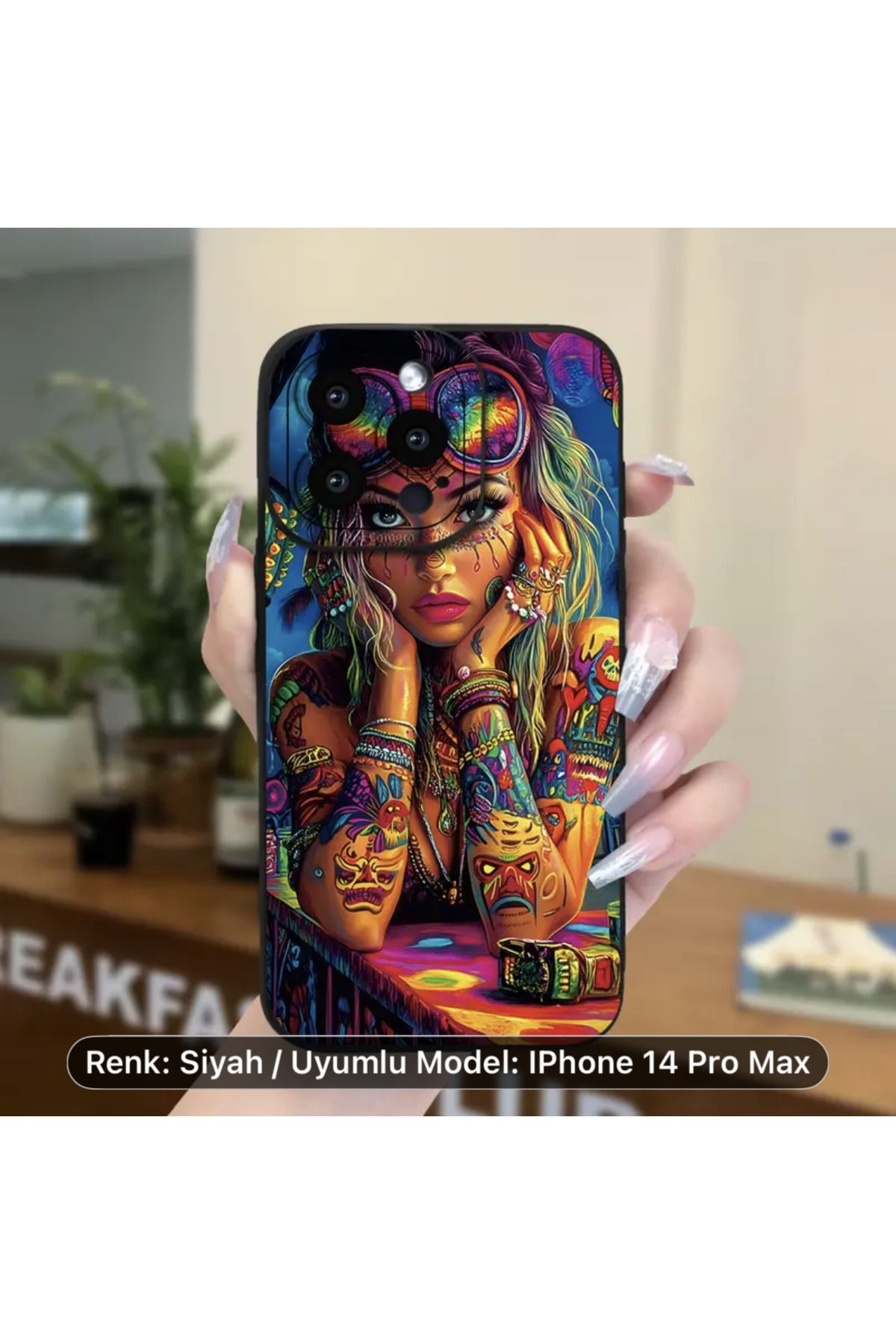 Store İphone 14 Pro Max Uyumlu Baskılı Kılıf