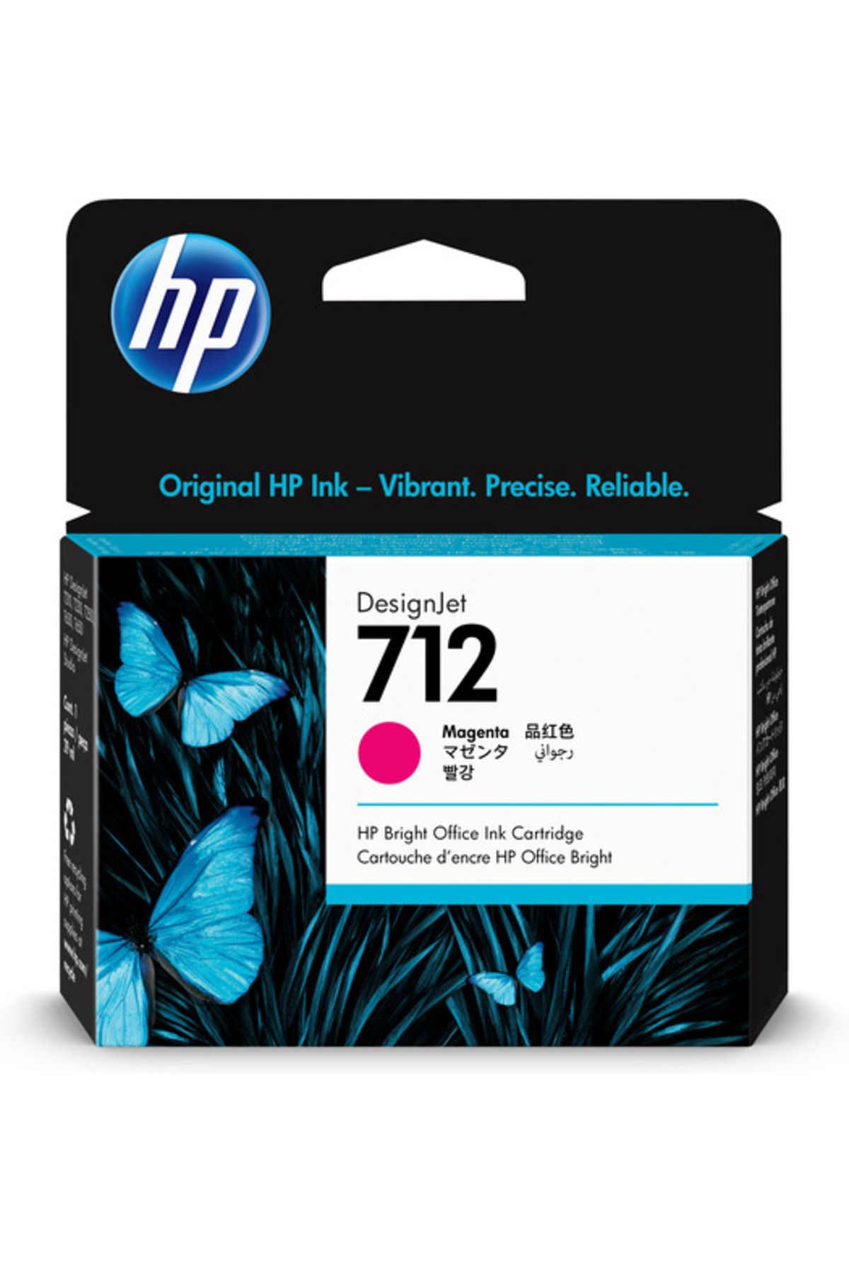 HP 3ED68A 712 29-ml Magenta DesignJet Cartridge
