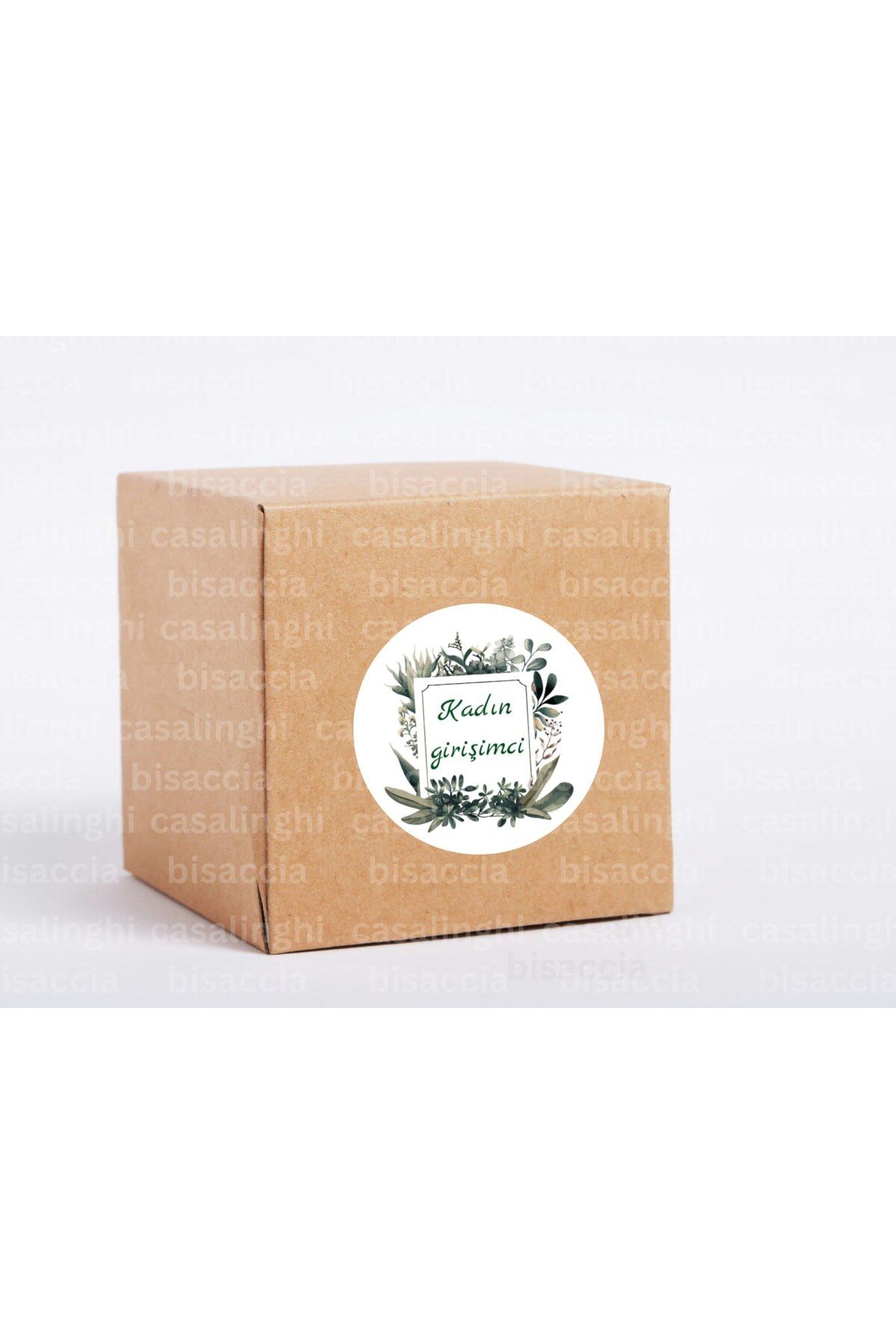 CASALINGHI Kadın Girişimci Etiketi Girişimci Kadınlar Yuvarlak Mat Çıkartma Round Sticker 4 Cm (45 Adet)