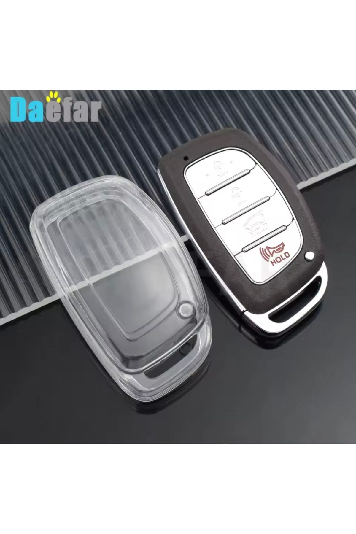 YıldızTuning Hyundai Elantra Sustasız Şeffaf Anahtar Kılıfı