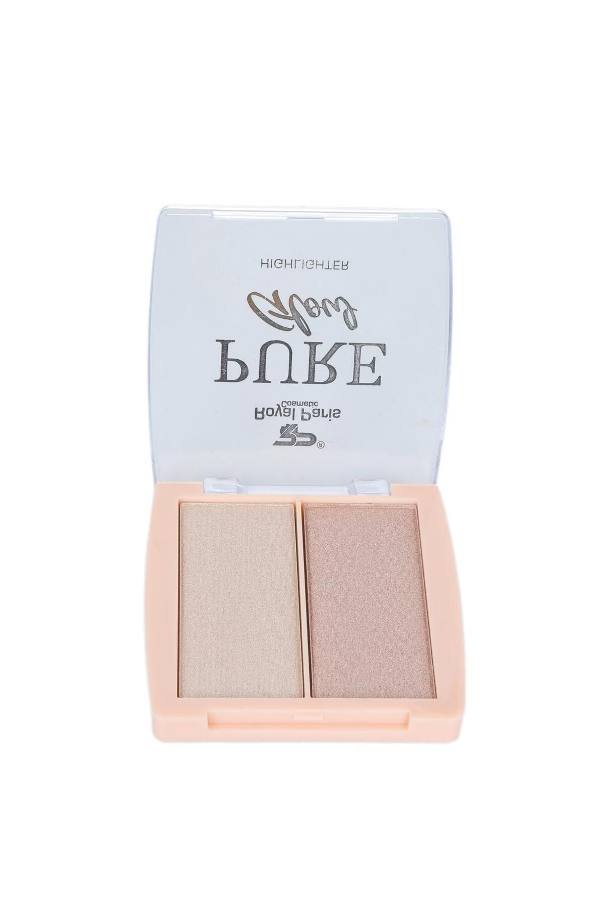 Qulaccia Professional Make-up -2'Li Highlighter Paleti - Aydınlatıcı & Hıghlıghter