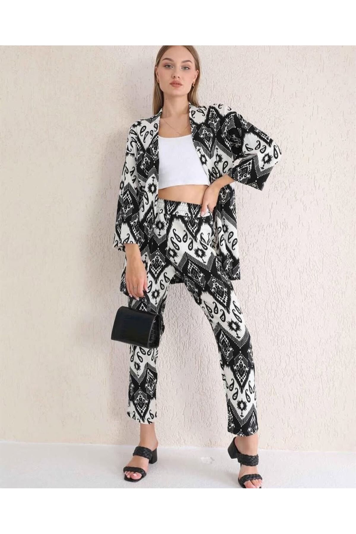 Nizza Kimono Alt Üst Takım