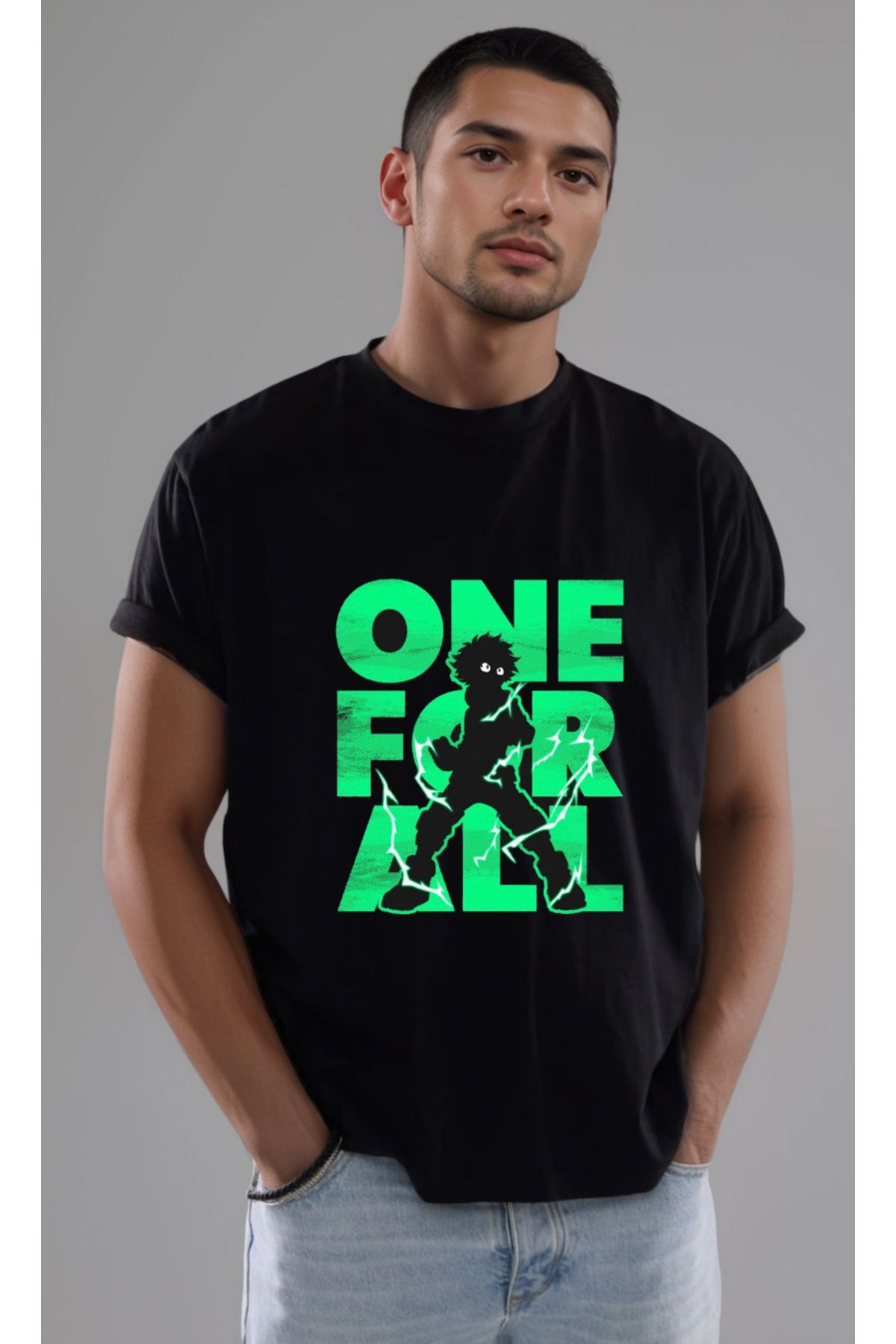 petite pati My Hero Academia Baskılı Unisex Tshirt