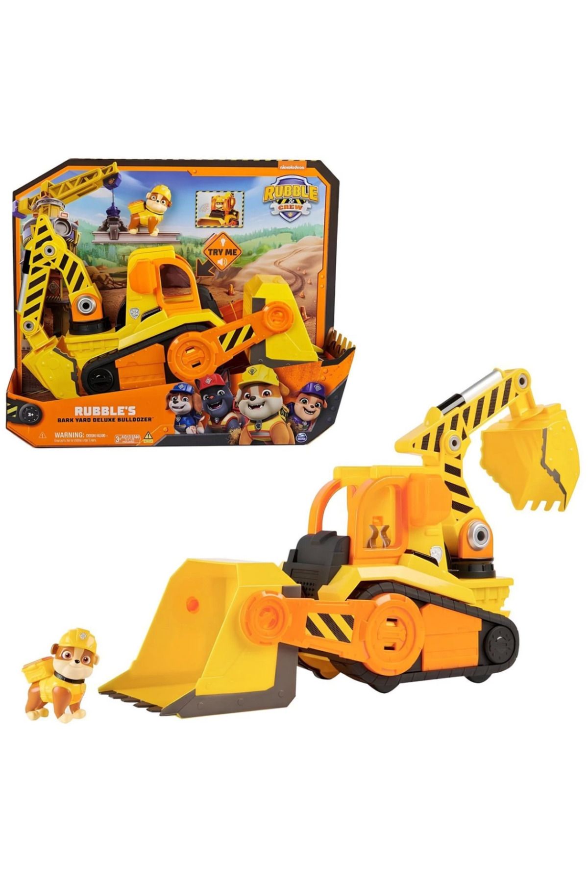 Skygo Paw Patrol Deluxe Bulldozer Aracı ve Rubble Figür