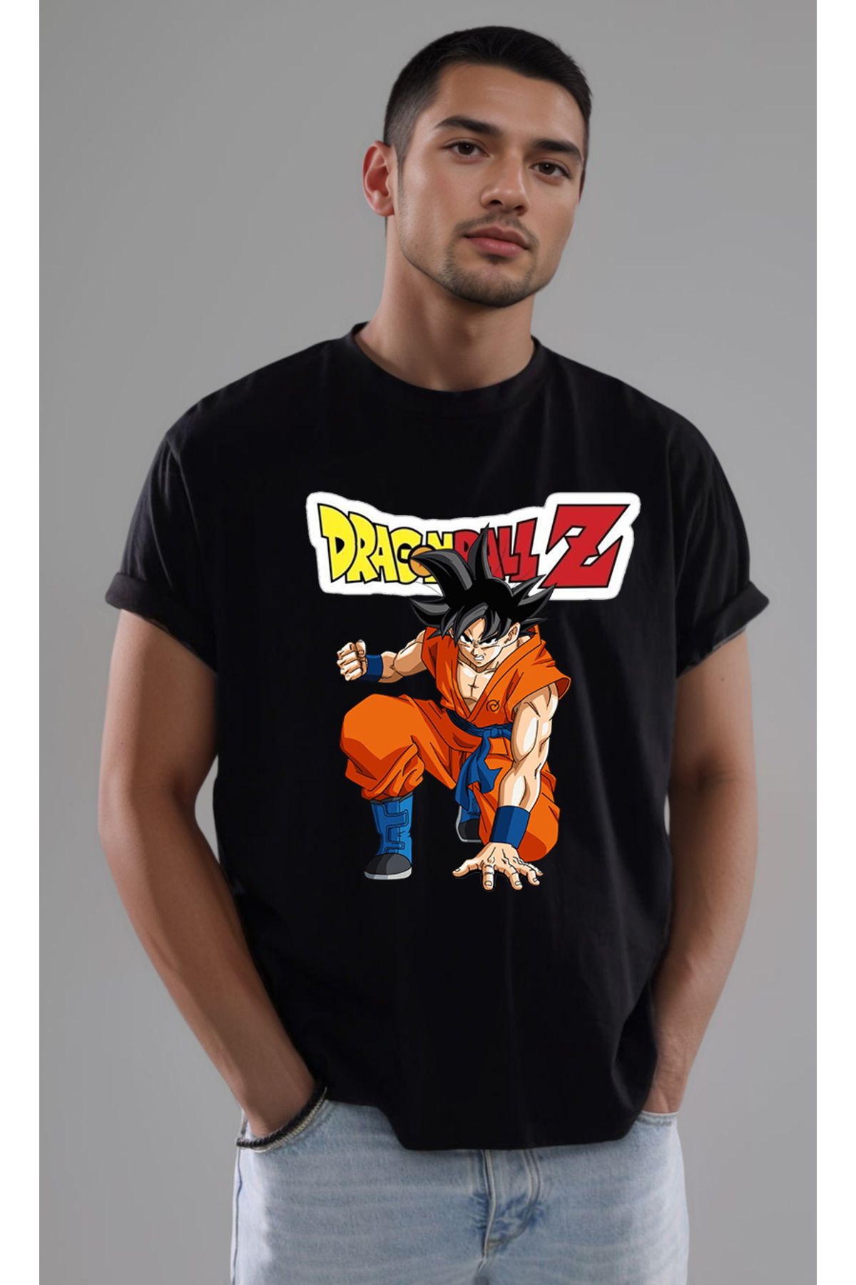 petite pati Dragon Ball Goku Baskılı Unisex Tshirt
