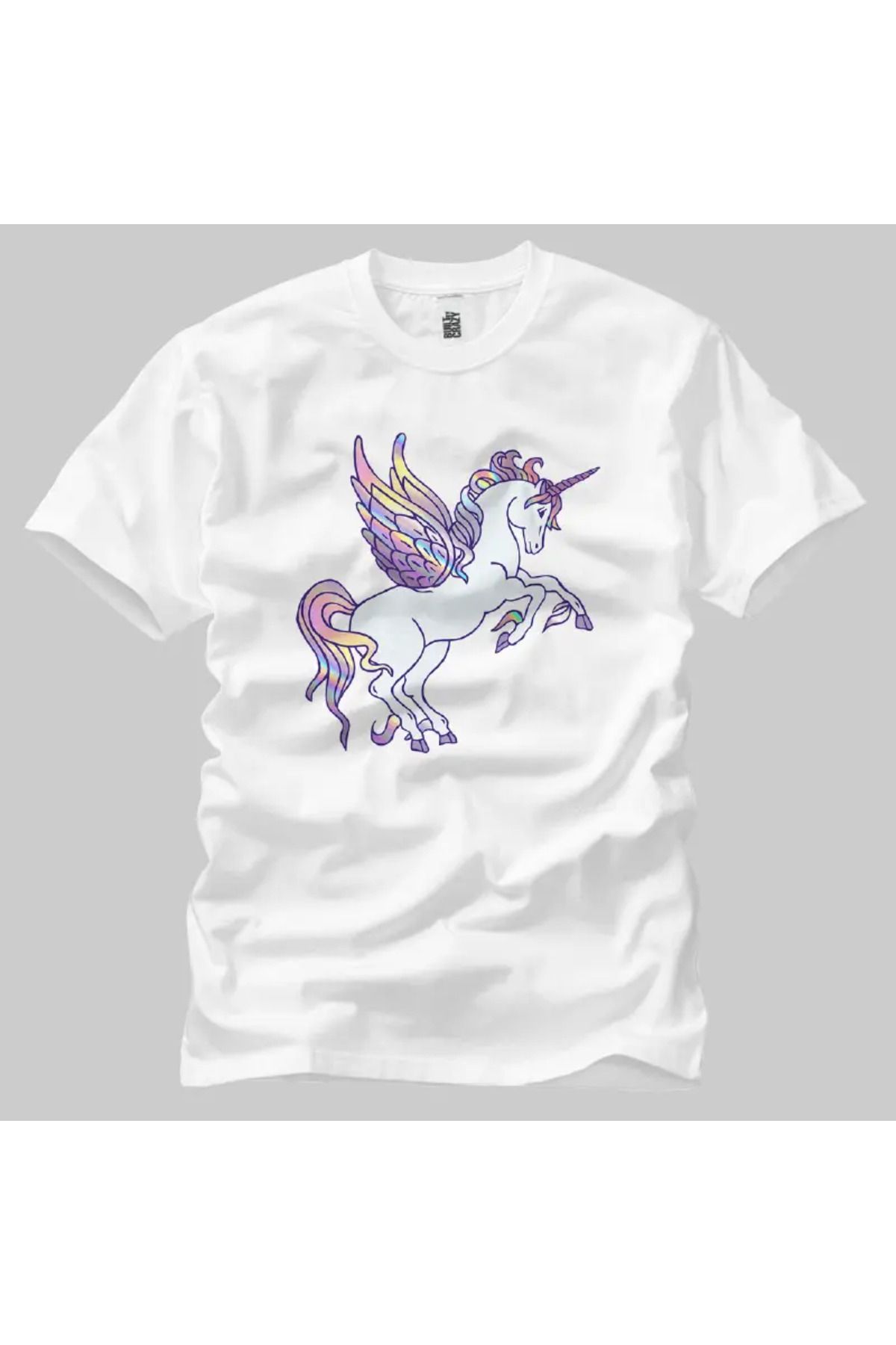 Built By Crazy Holo Unicorn Unisex Tişört