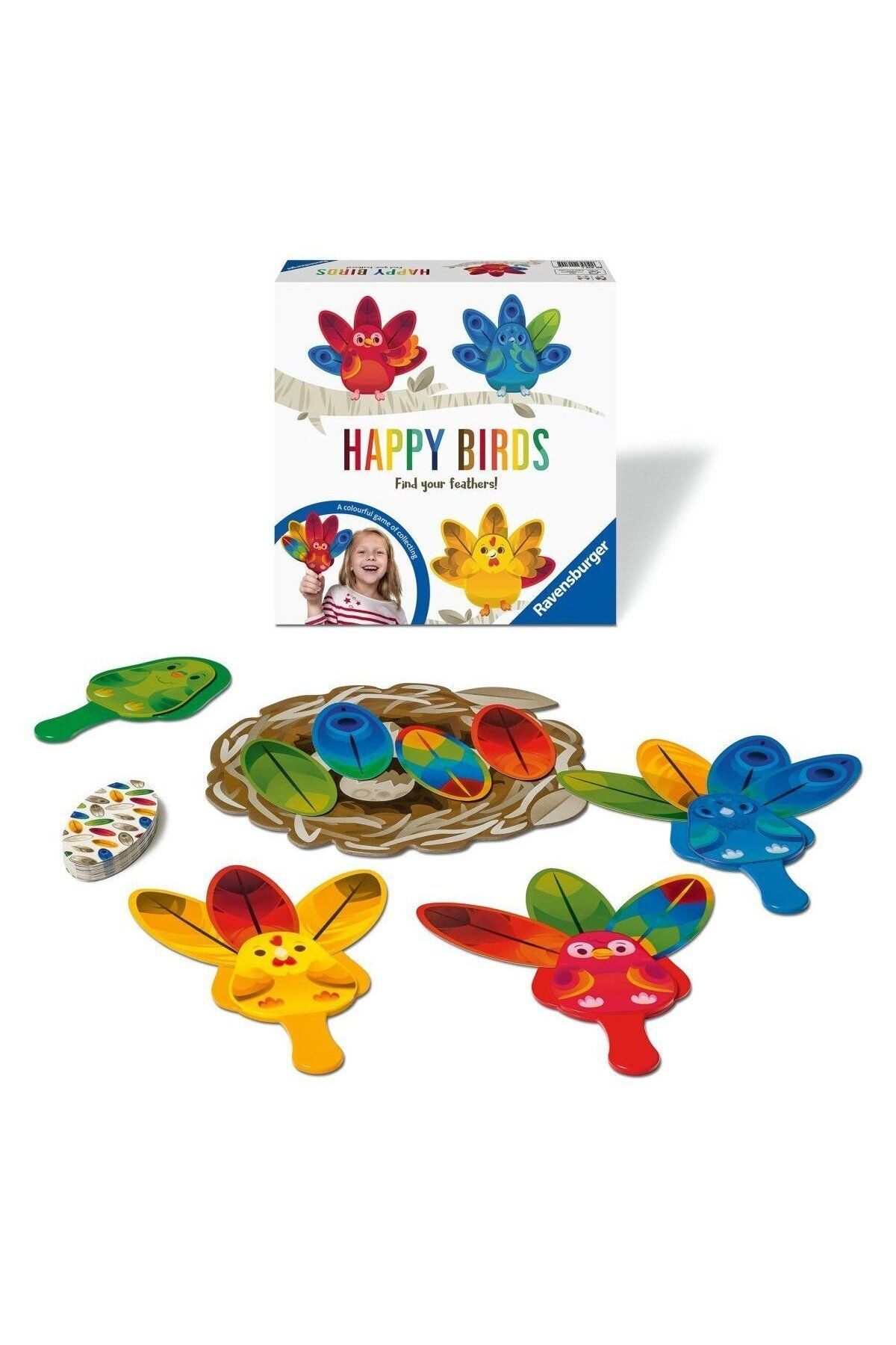 melfxxl eticaret 206155 Happy Birds -Ravensburger