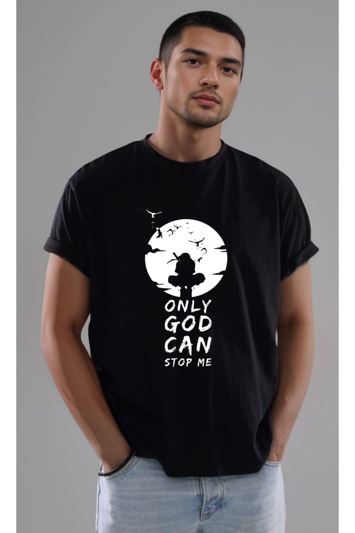 petite pati Naruto Baskılı Unisex Tshirt