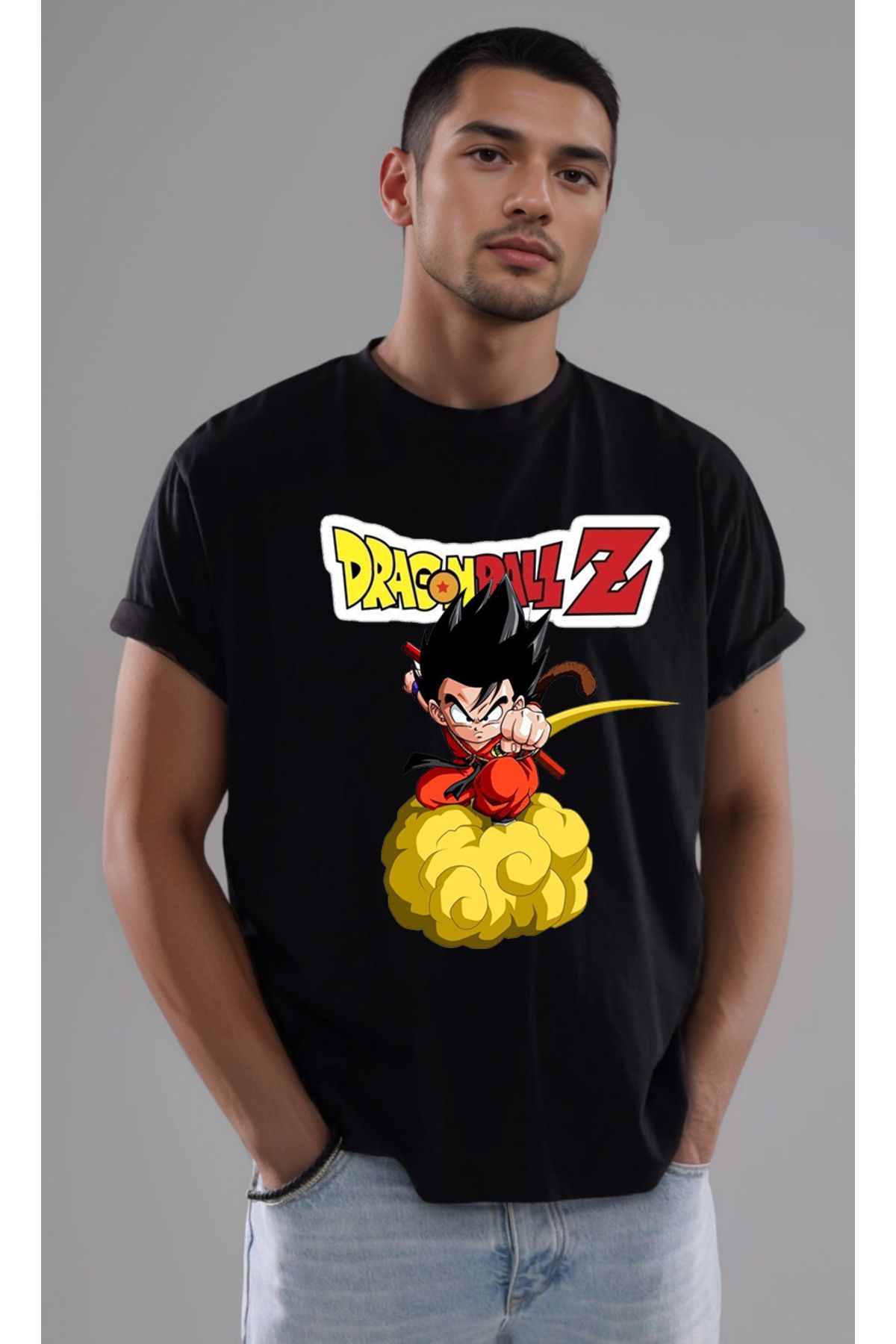 petite pati Dragon Ball Goku Baskılı Unisex Tshirt