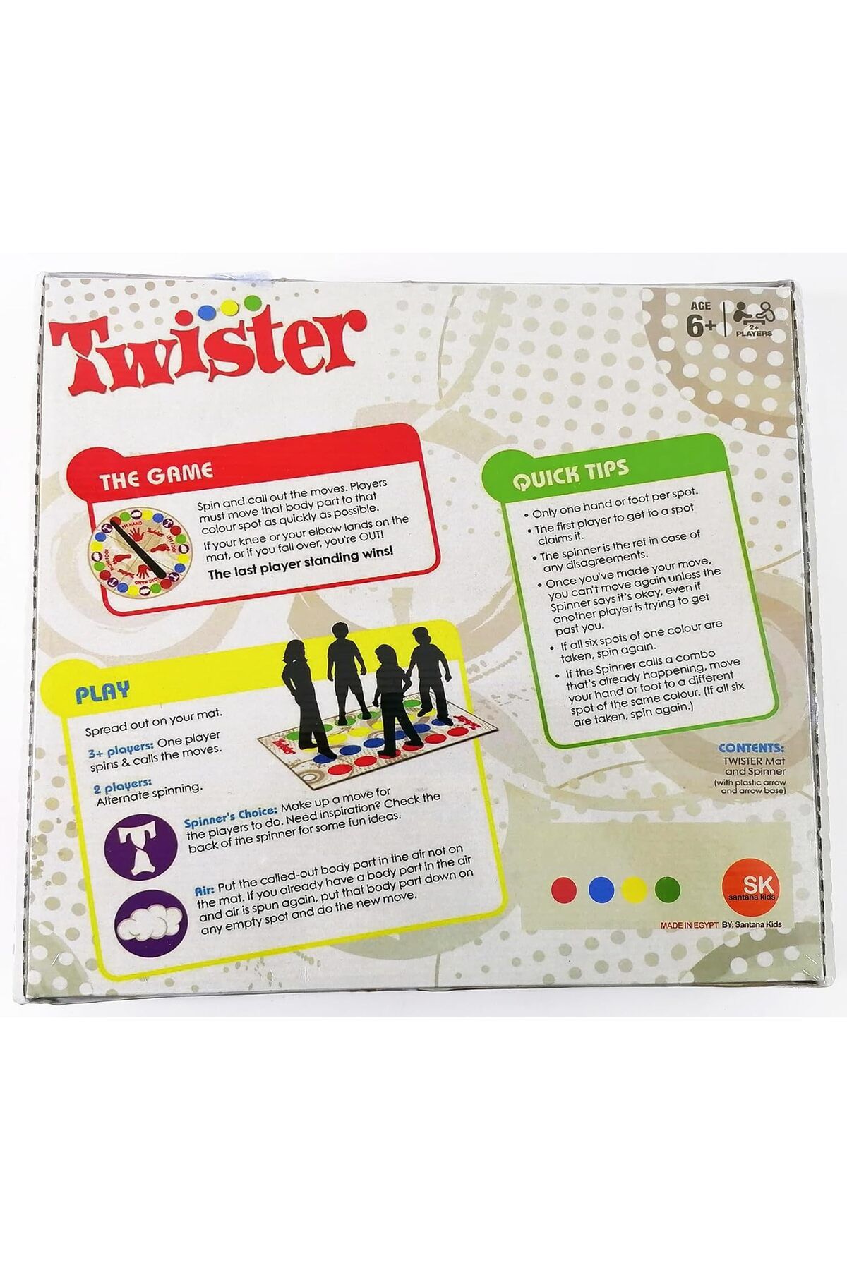 rexa-Twister Game Action and Brain Game for Kids and Adults 2