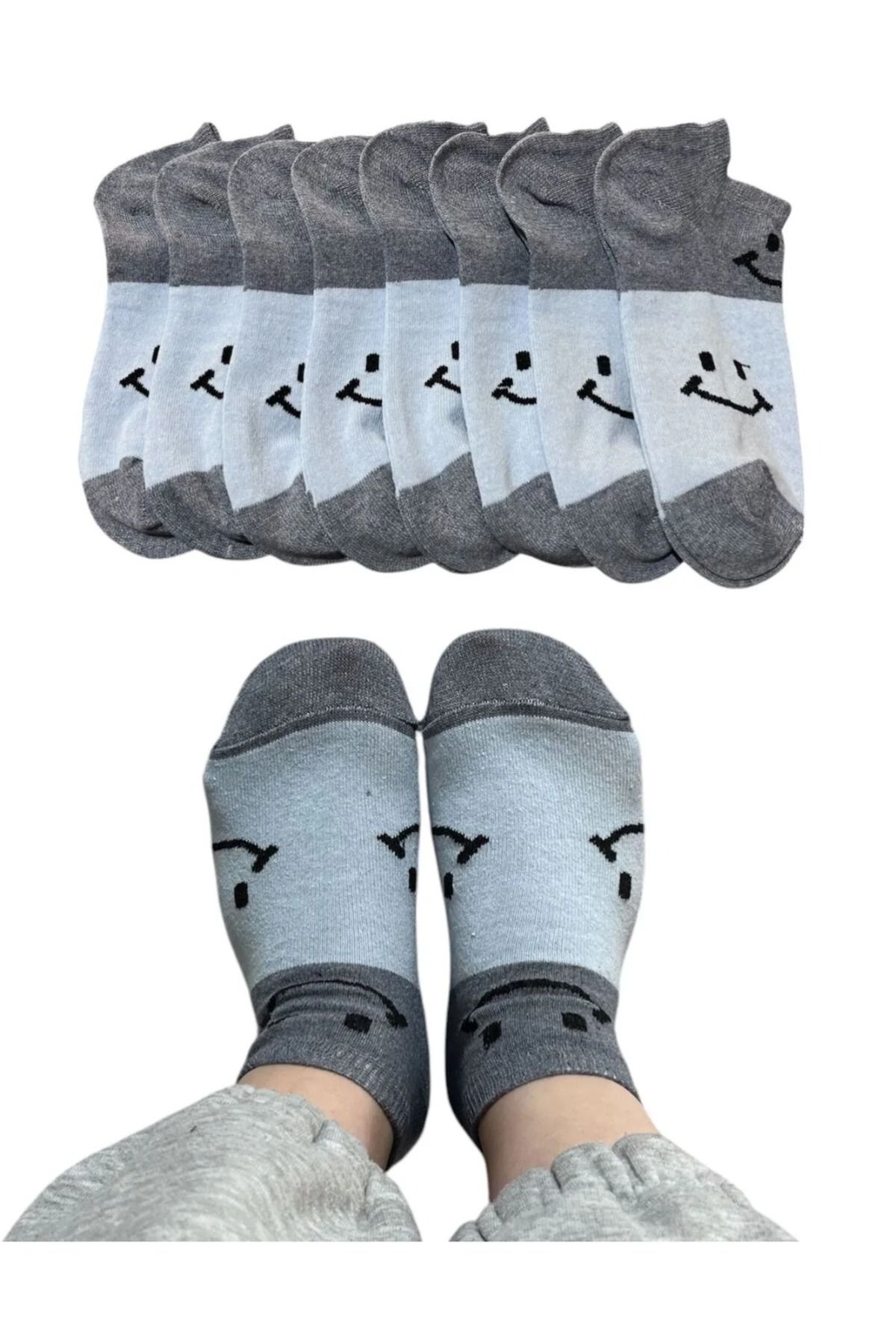 BYNDRSOCKS 7 Çift Kadın Patik Pamuklu Çorap
