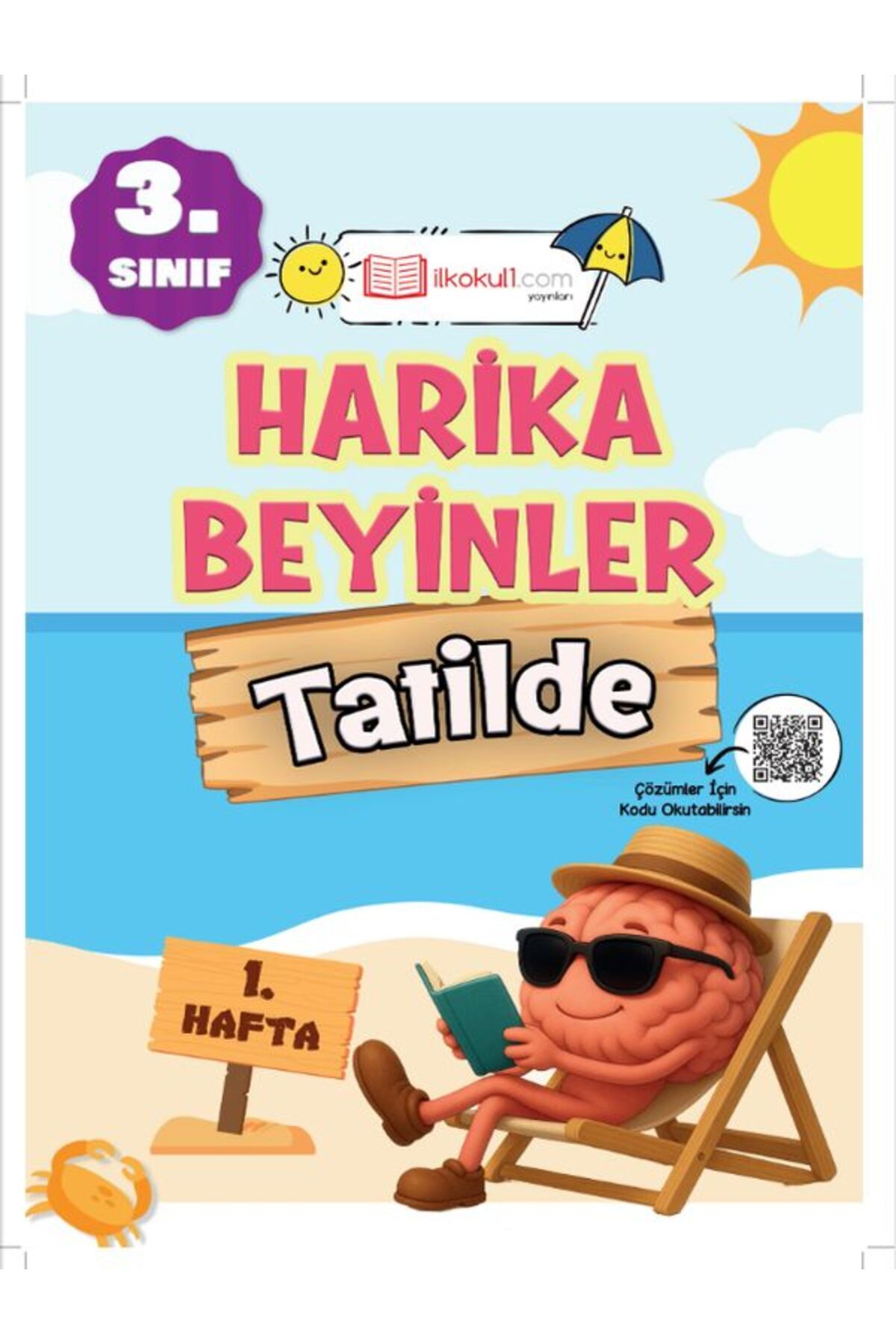 ilkokul1 Harika Beyinler Tatilde 3. Sınıftan 4. Sınıfa Geçenler İçin " 10 fasikül 1 Dikkat Zeka Kodlama