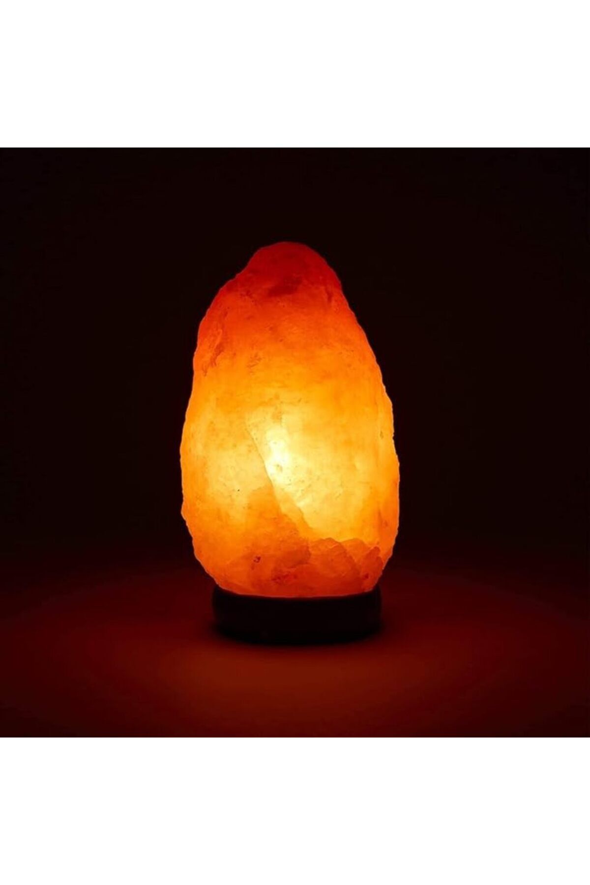 Happy Light-Himalayan Salt Lamp with Dimmer Switch for Brightness Control 100% Natural and Handmade with Wooden Base 4