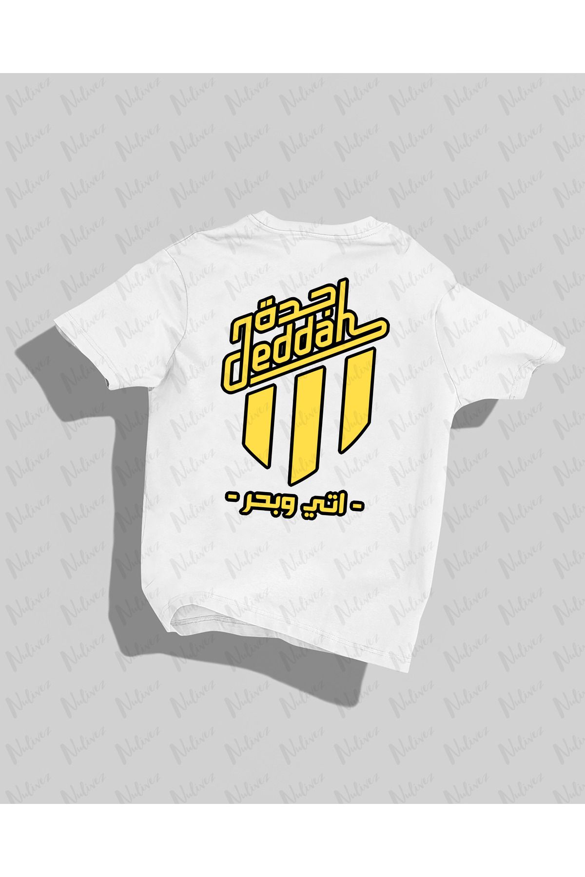 Nulivez ITTIHAD Tasarımı Sırt Baskılı Yüksek Kalite Kompakt Unisex Oversize T-Shirt