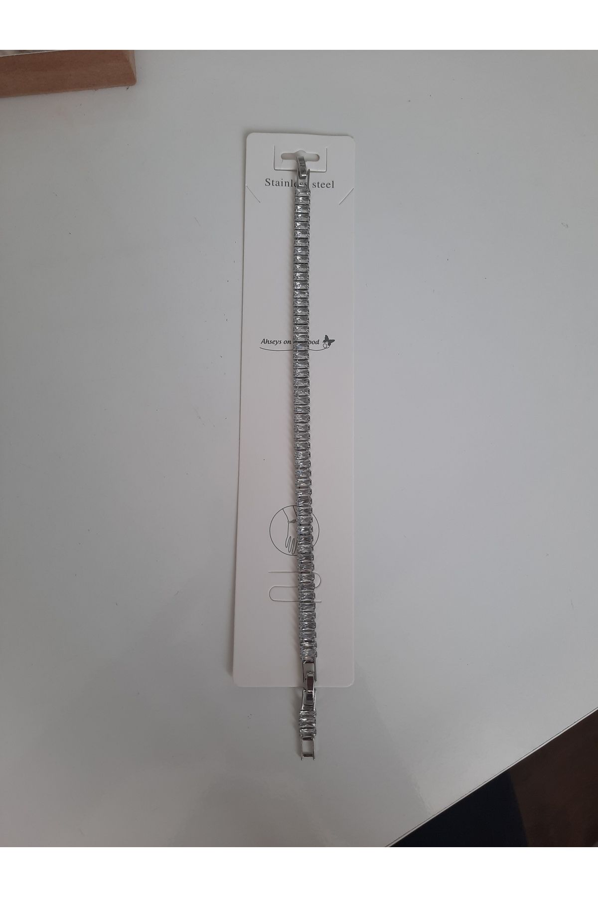 Helys Accessories Zirkon Taşlı Baget Su Yolu Bileklik