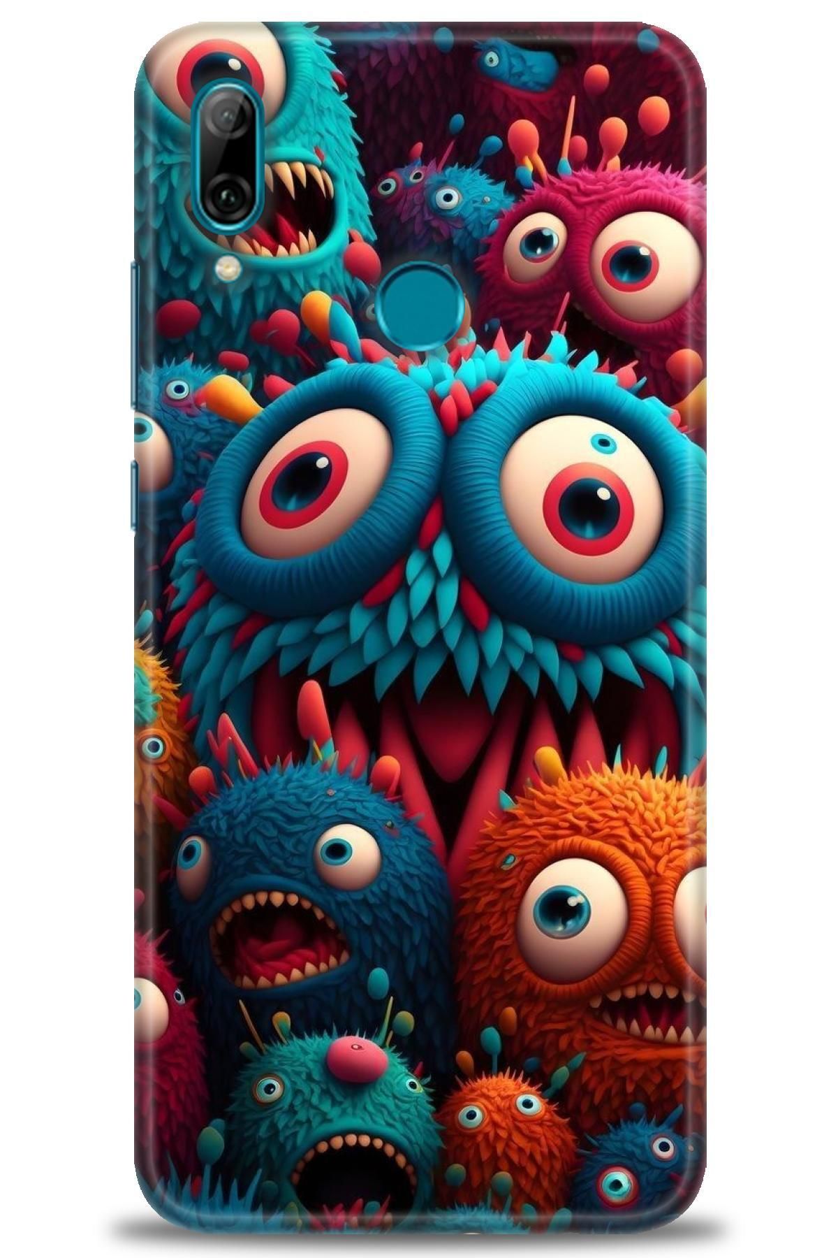 CooperTech Huawei P Smart Pro 2019 İle Uyumlu HD Baskılı Silikon Kılıf - 90