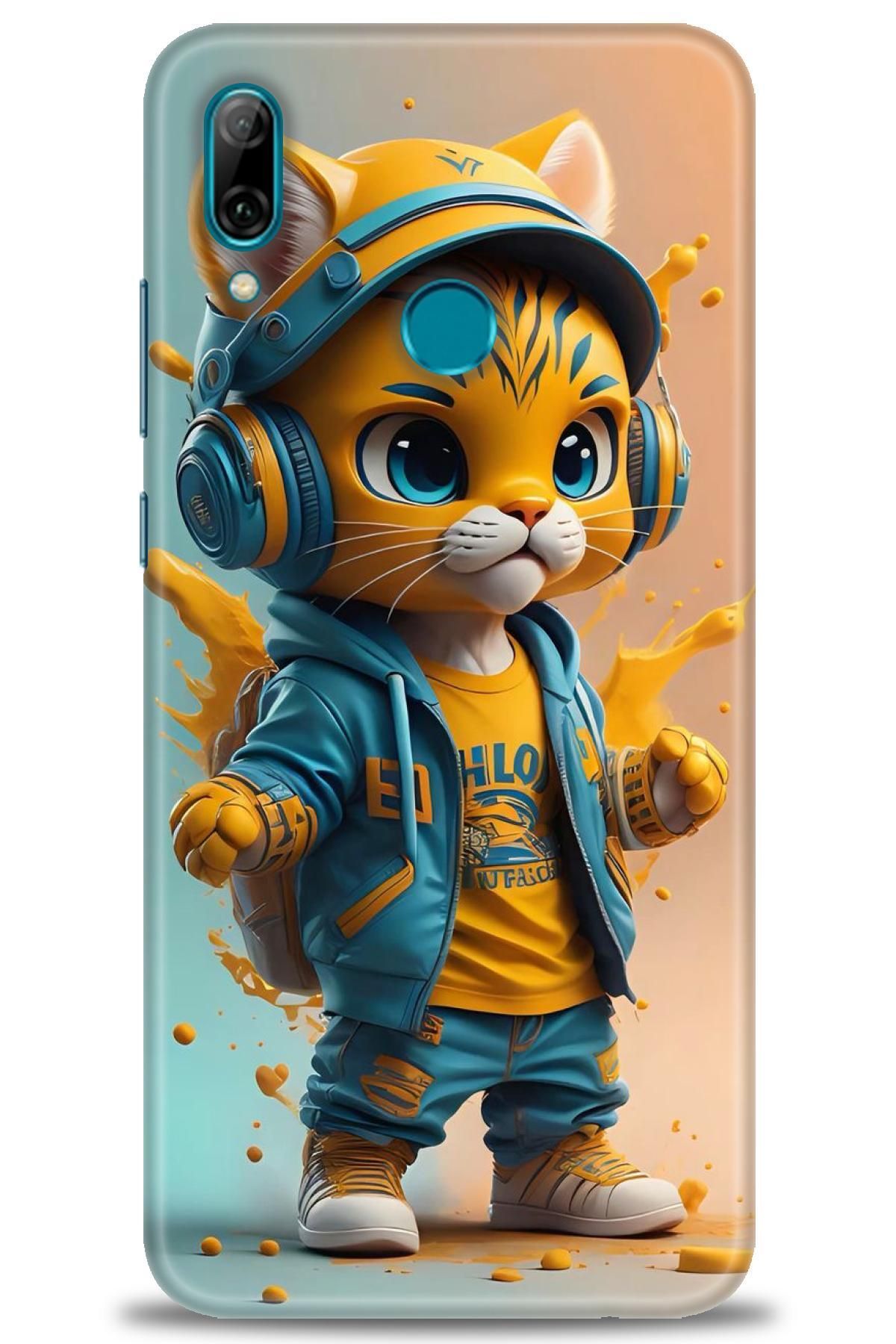 CooperTech Huawei P Smart Pro 2019 İle Uyumlu HD Baskılı Silikon Kılıf - 565