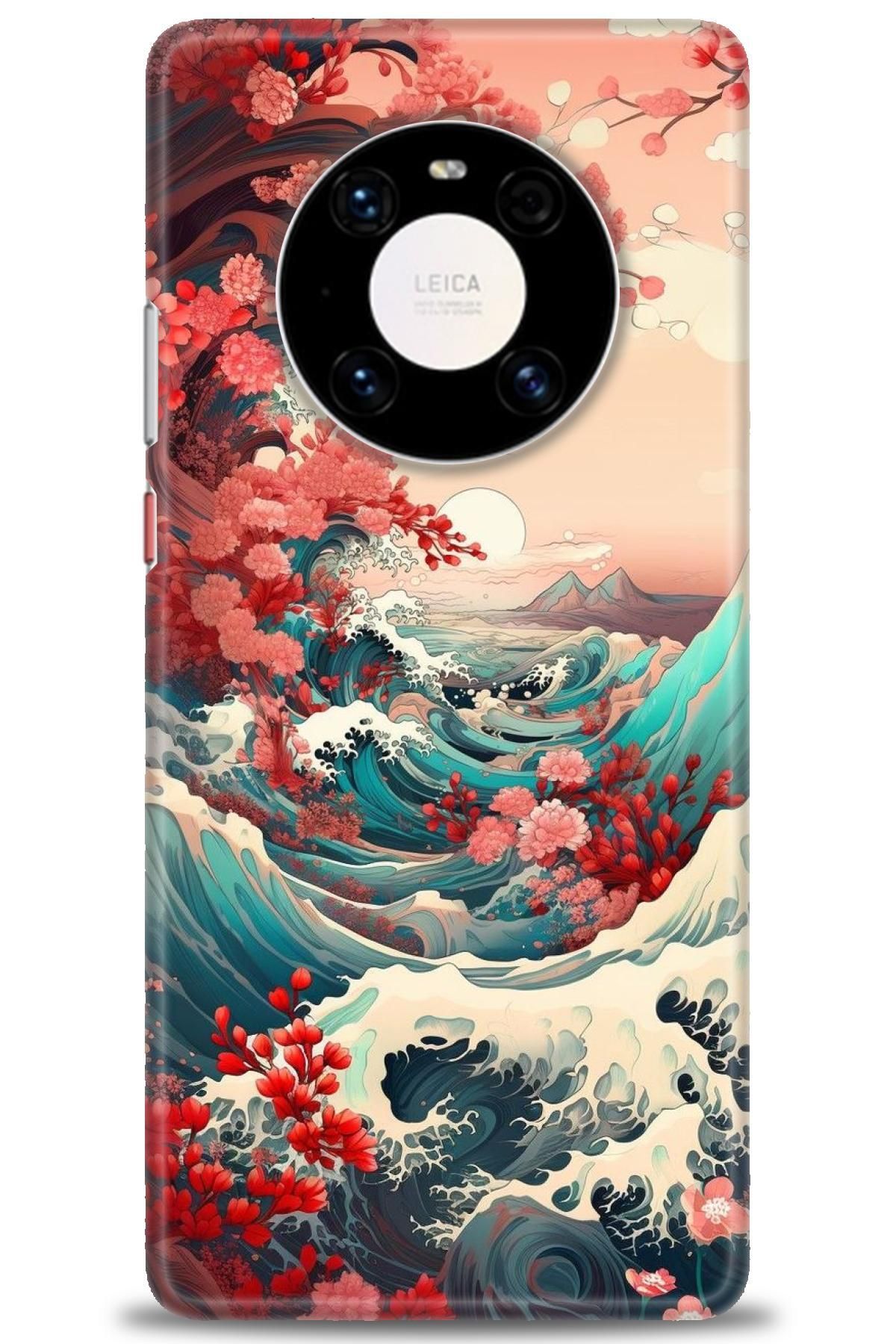 CooperTech Huawei Mate 40 Pro İle Uyumlu HD Baskılı Silikon Kılıf - 880