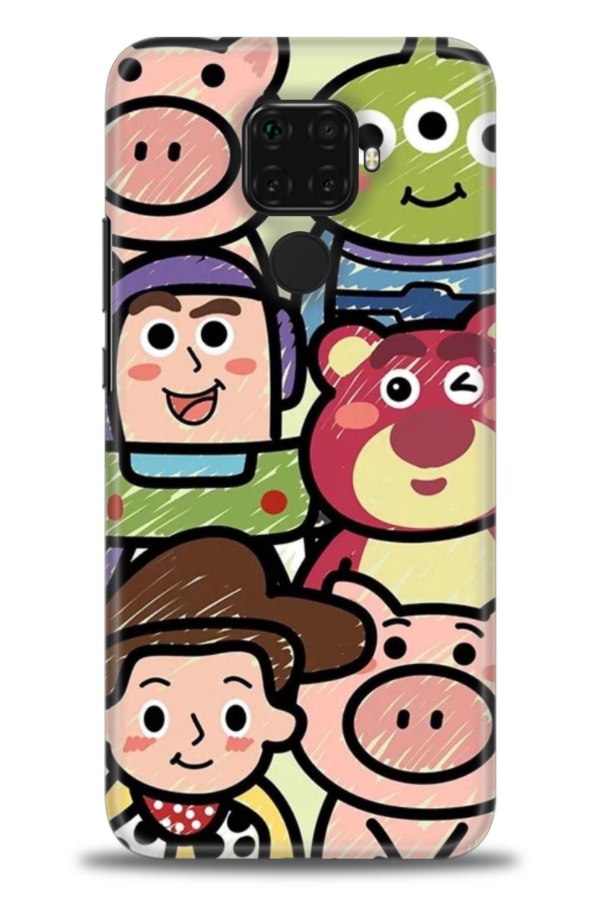 CooperTech Huawei Mate 30 Lite İle Uyumlu HD Baskılı Silikon Kılıf - 503