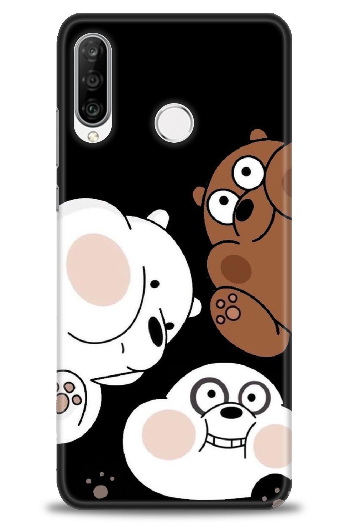 CooperTech Huawei P30 Lite İle Uyumlu HD Baskılı Silikon Kılıf - 81