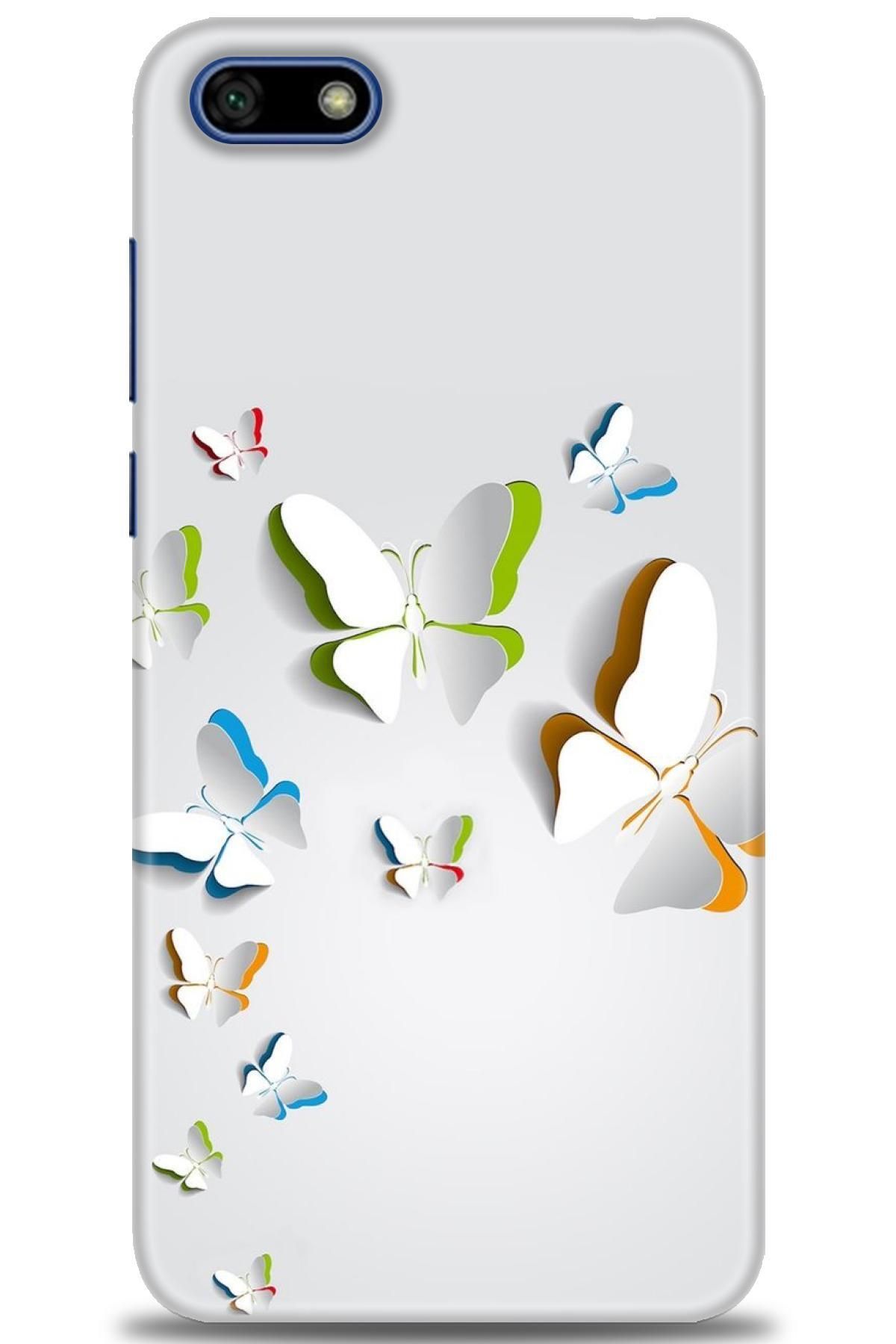CooperTech Huawei Y5 2018 İle Uyumlu HD Baskılı Silikon Kılıf - 523