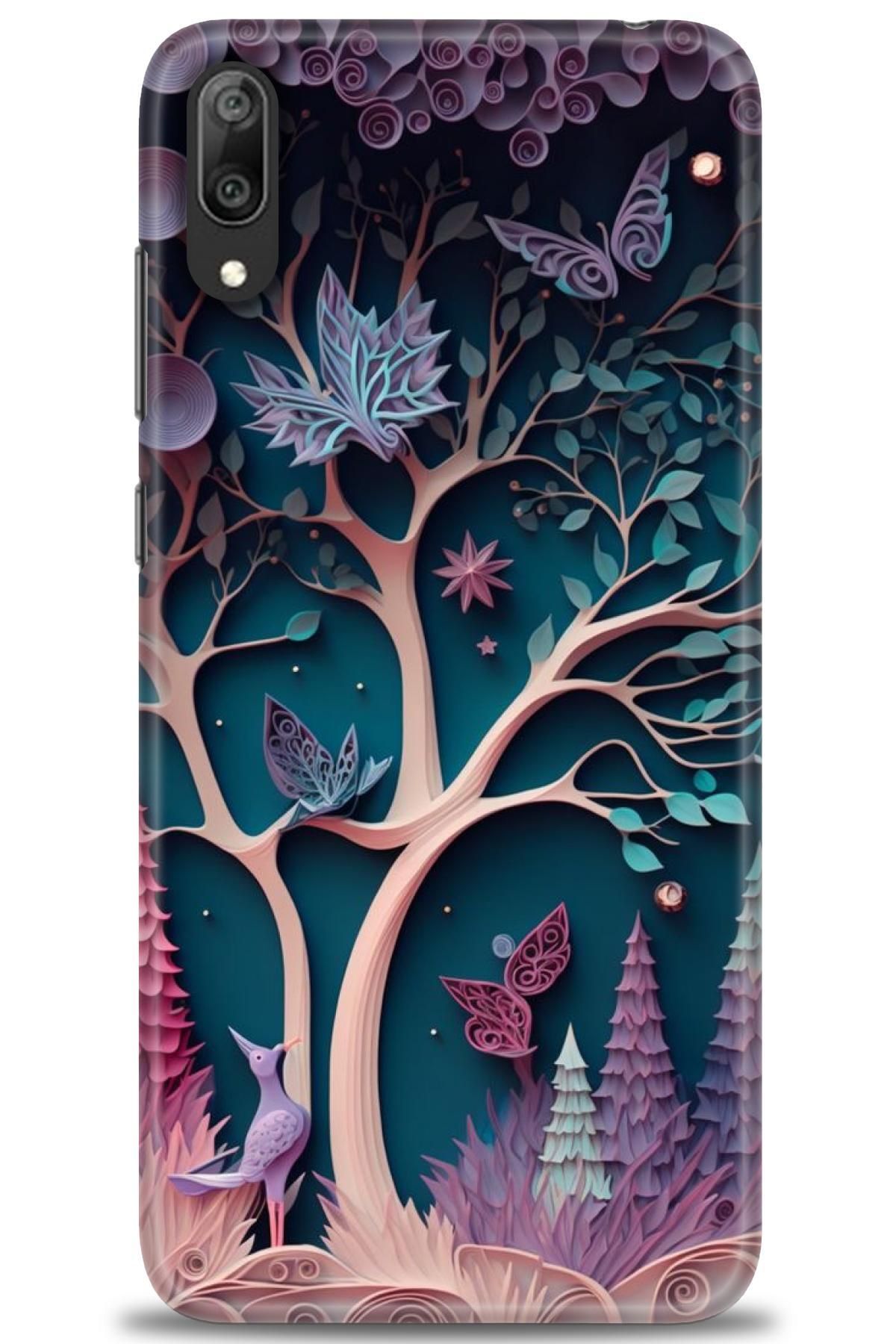 CooperTech Huawei Y7 Prime 2019 İle Uyumlu HD Baskılı Silikon Kılıf - 844