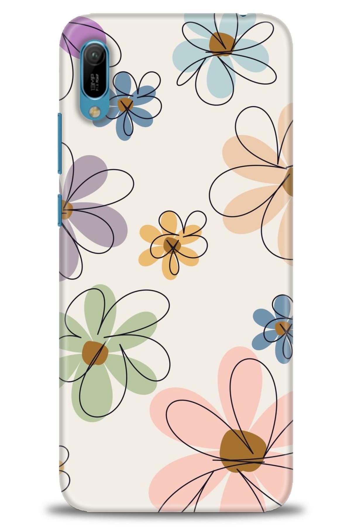 CooperTech Huawei Y6 2019 İle Uyumlu HD Baskılı Silikon Kılıf - 549