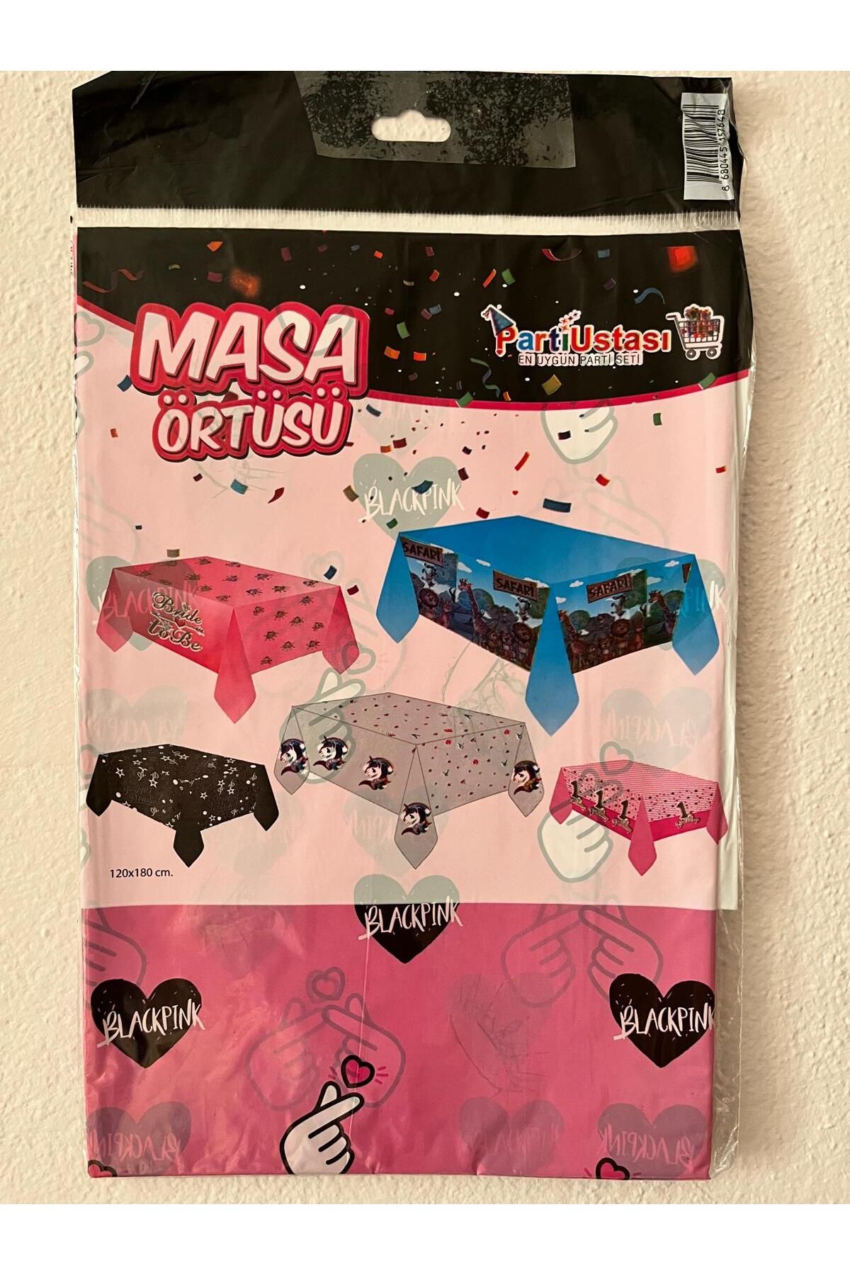 partyrüyası Black Pink K-POP Masa Örtüsü Doğum Günü Partisi Masa Örtüsü