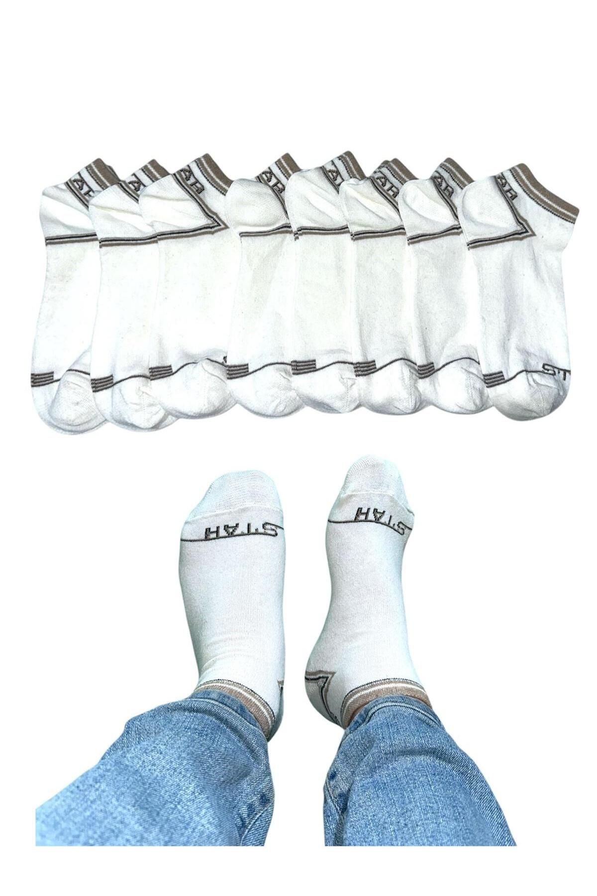 BYNDRSOCKS 7 Çift Erkek Patik Pamuklu Çorap