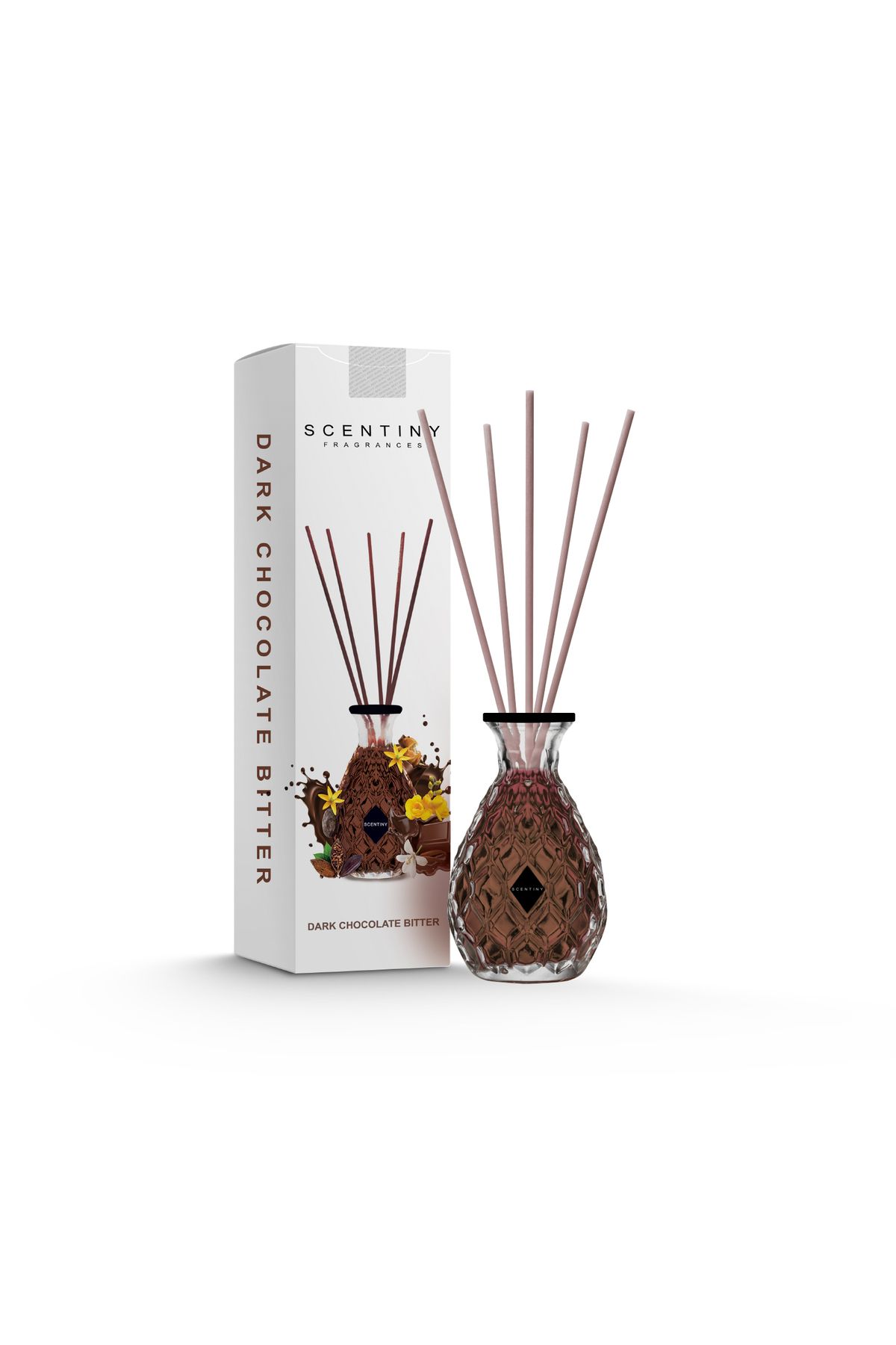 Scentiny Fragrances Dark Chocolate Bitter Çubuklu Oda Parfümü 110 ML