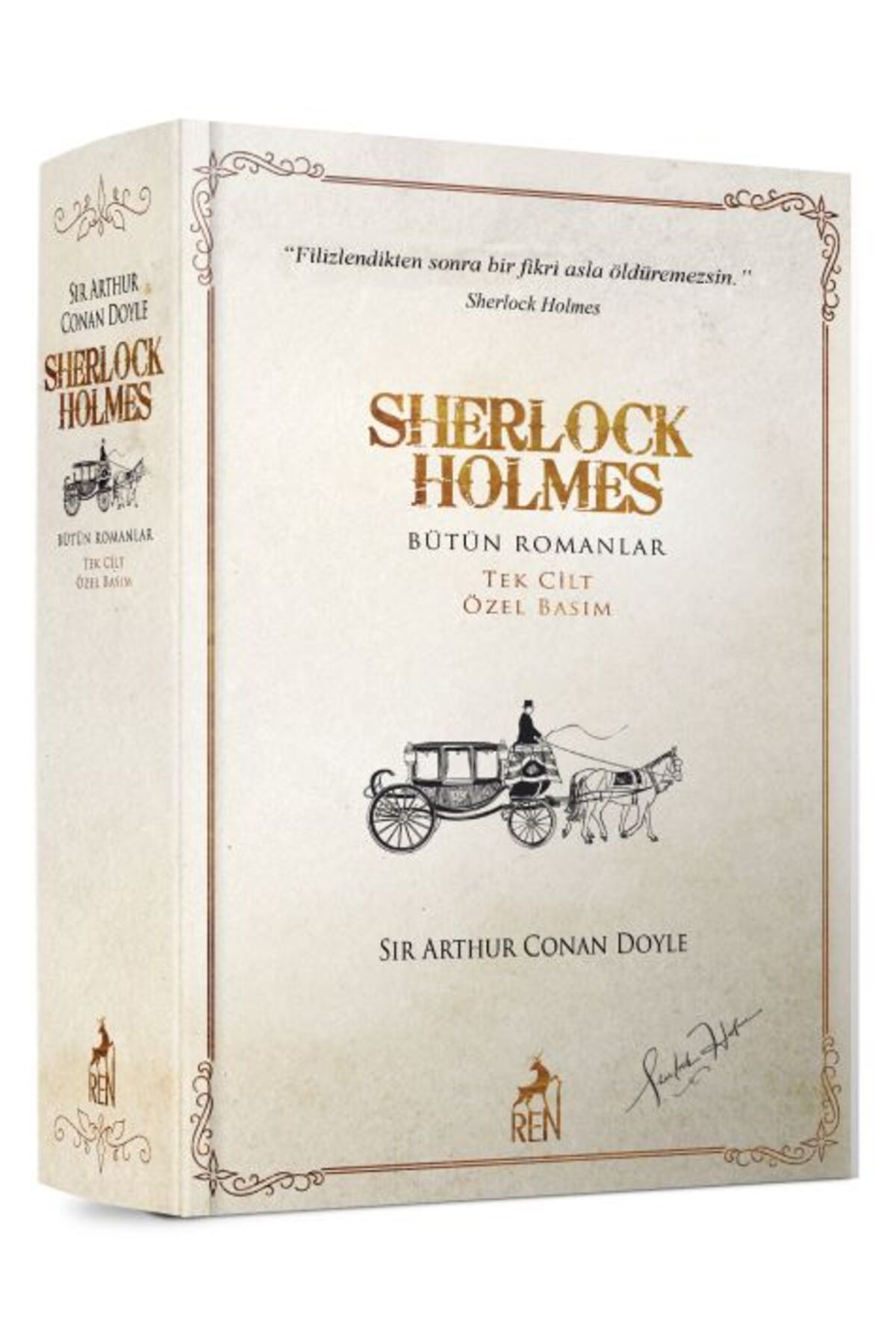Türk Dil Kurumu Yayınları Sherlock Holmes Bütün Romanlar Tek Cilt (Özel Basım)
