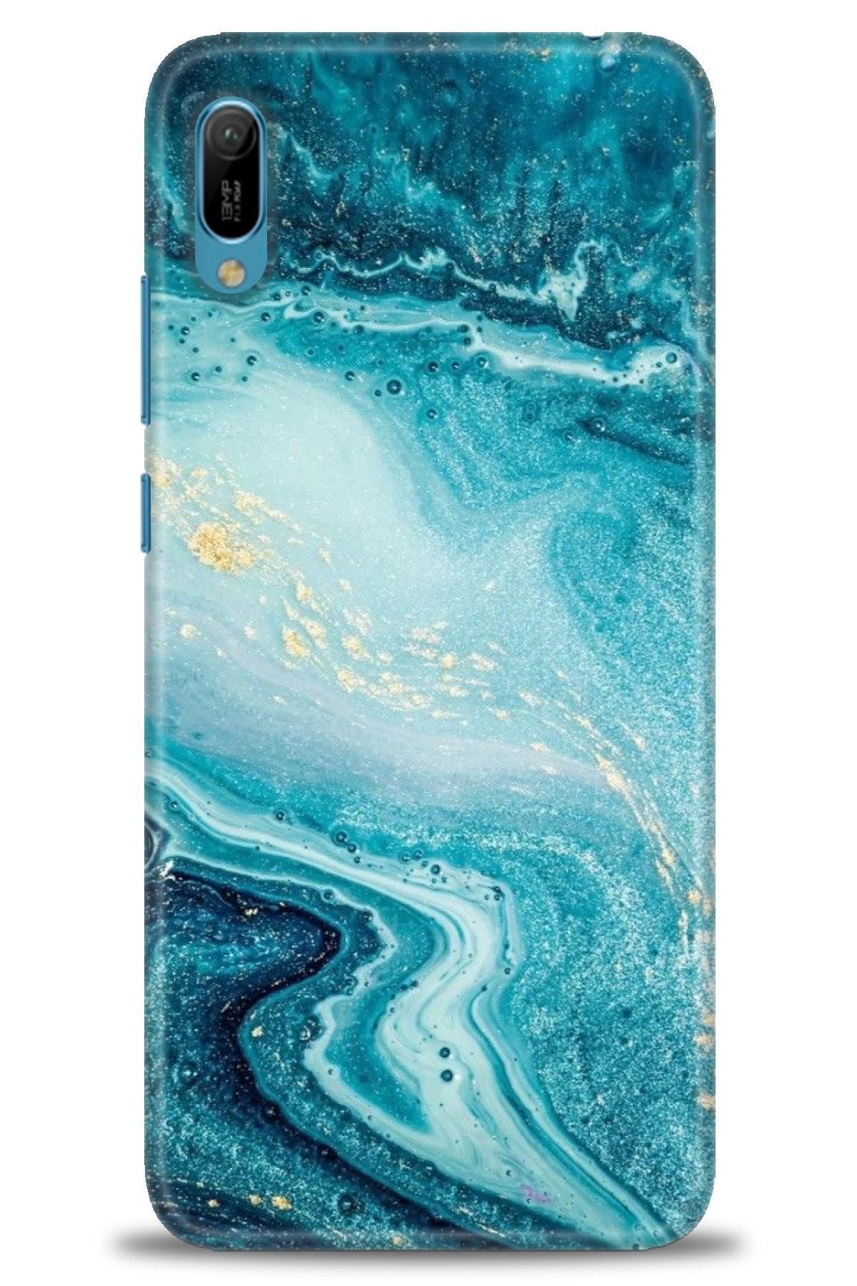CooperTech Huawei Y6 2019 İle Uyumlu HD Baskılı Silikon Kılıf - 408