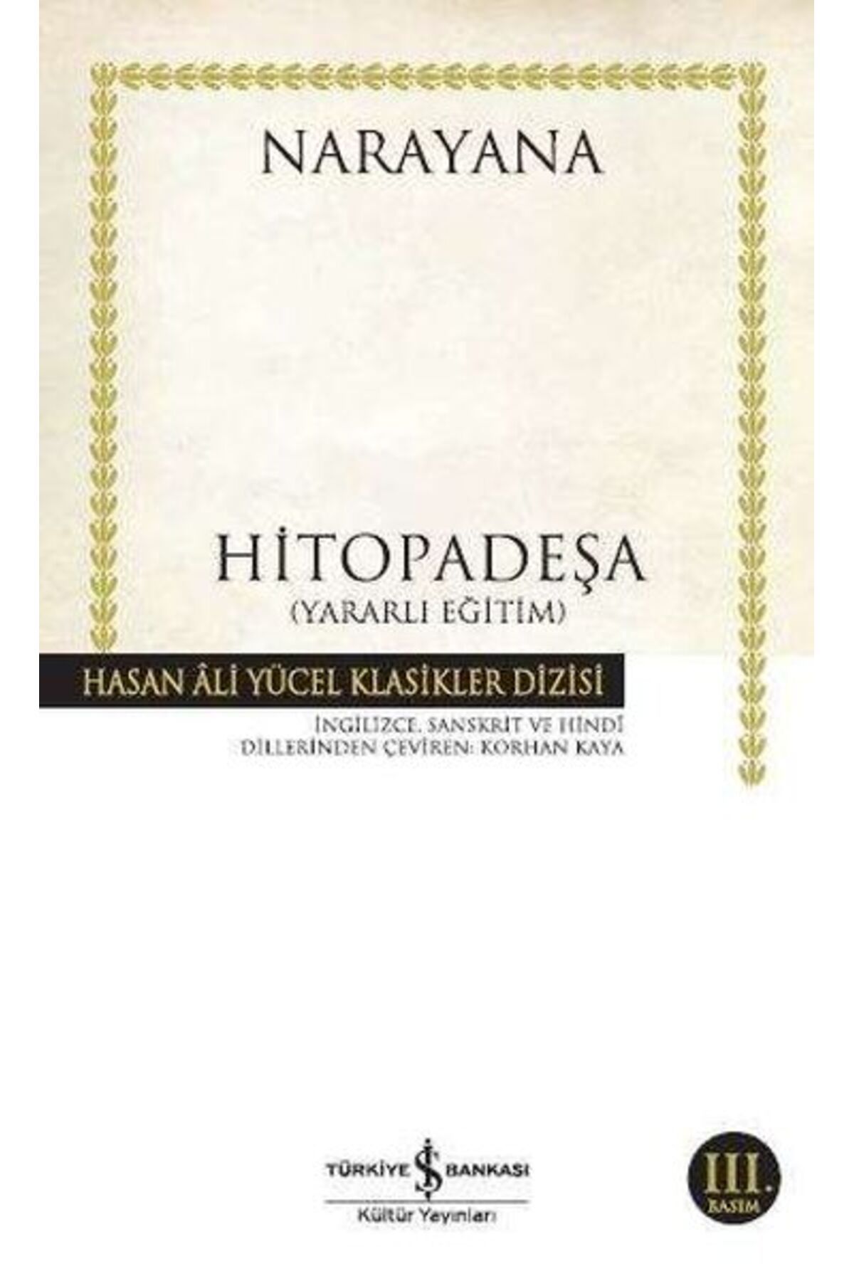 Destek Yayınları Hitopadeşa - Hasan Ali Yücel Klasikleri