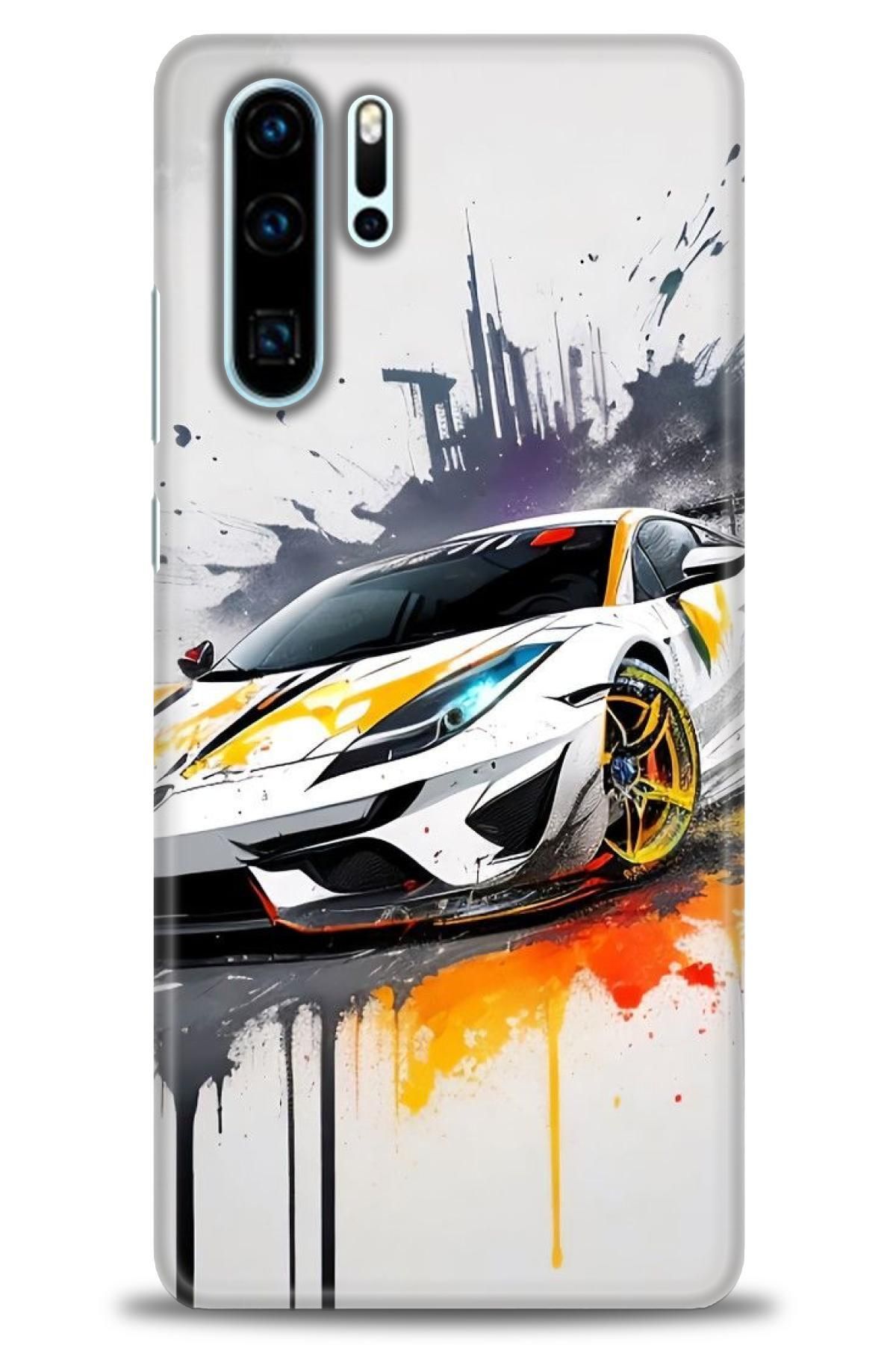 CooperTech Huawei P30 Pro İle Uyumlu HD Baskılı Silikon Kılıf - 857