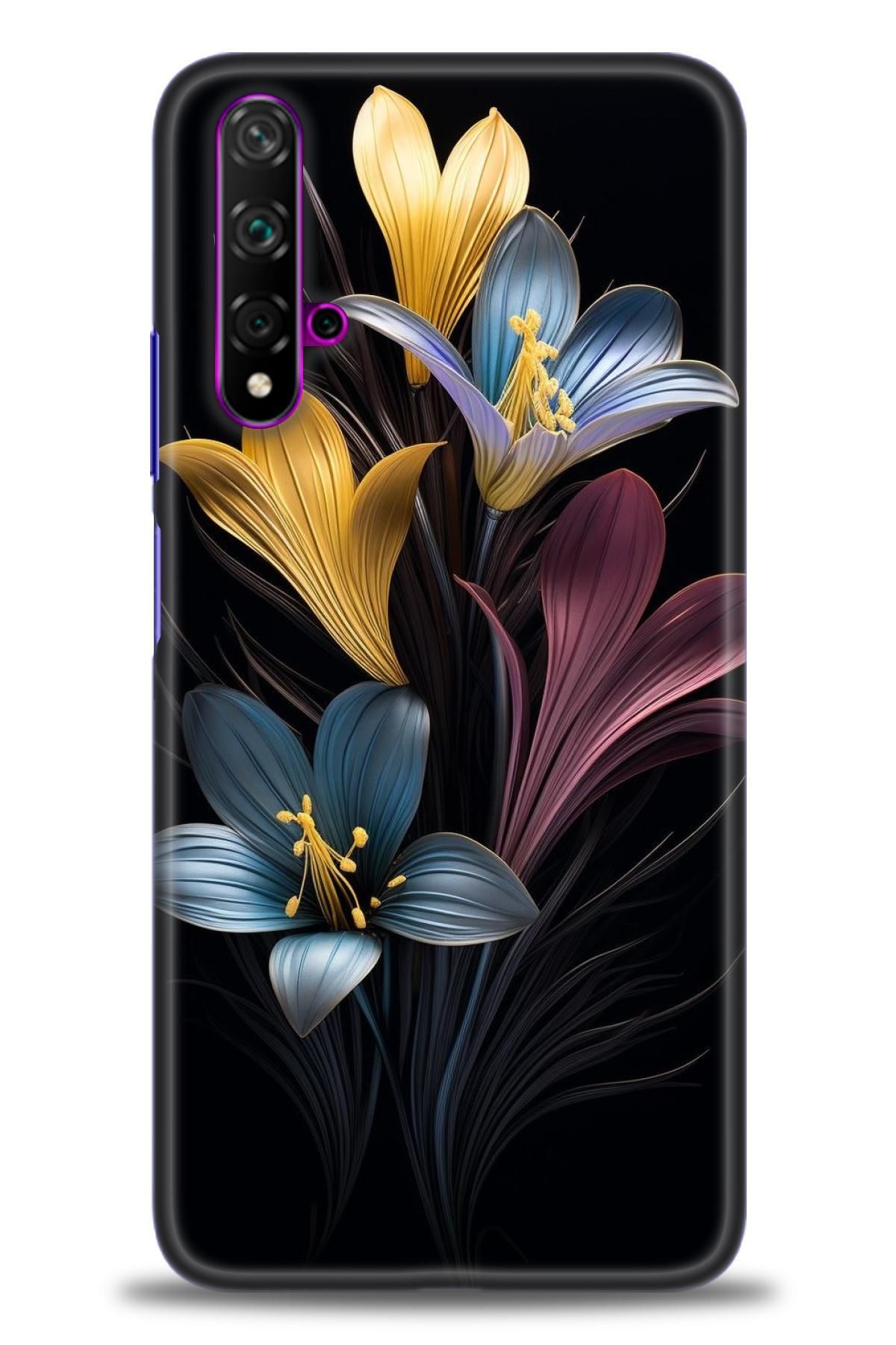 CooperTech Huawei Nova 5T İle Uyumlu HD Baskılı Silikon Kılıf - 411
