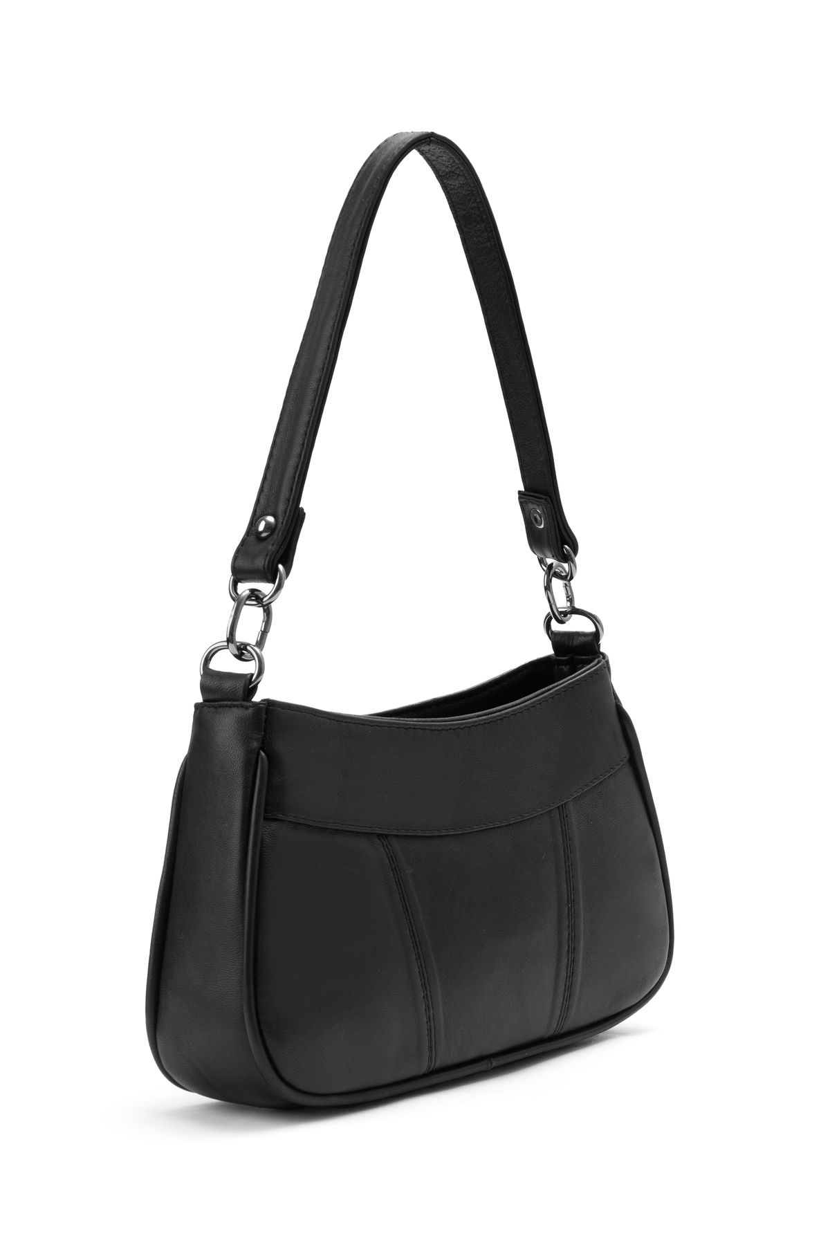 fubileather Hakiki Deri Baguette Askılı Omuz Çantası
