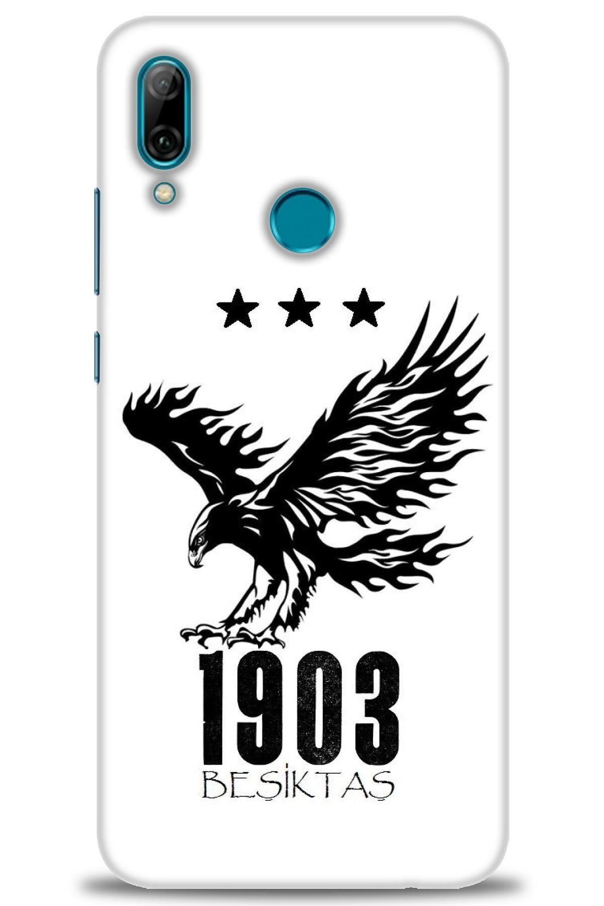 CooperTech Huawei P Smart Pro 2019 İle Uyumlu HD Baskılı Silikon Kılıf - 451