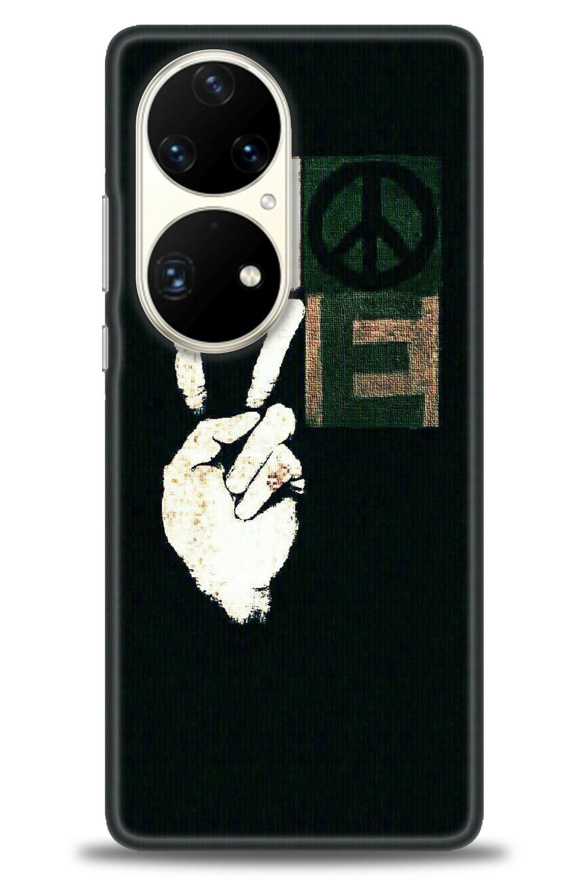 CooperTech Huawei P50 Pro İle Uyumlu HD Baskılı Silikon Kılıf - 477