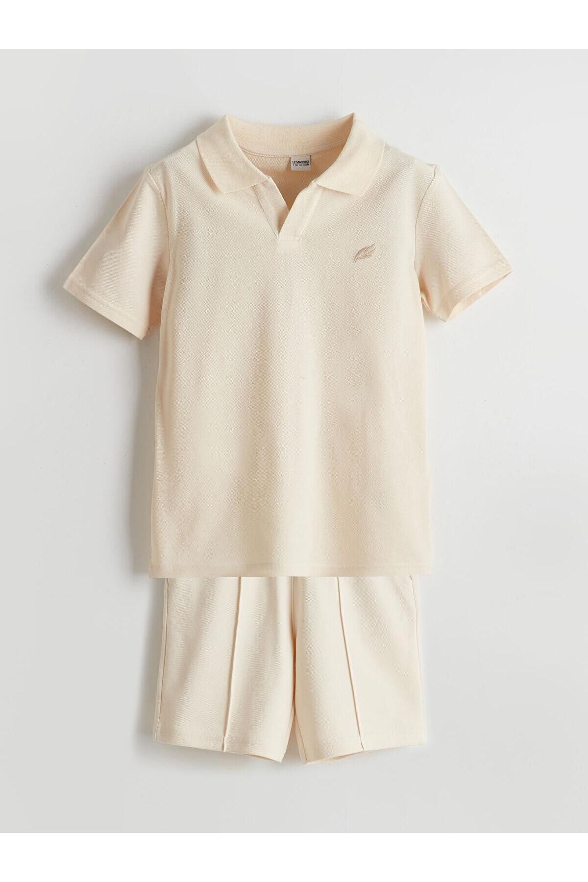 LC Waikiki LCW Kids Polo Yaka Erkek Çocuk Tişört ve Şort (S5)