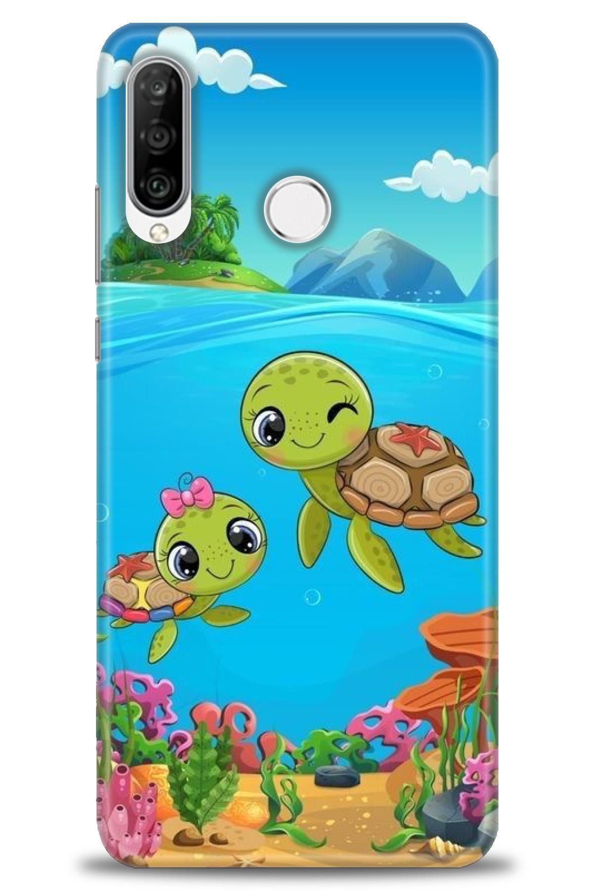 CooperTech Huawei P30 Lite İle Uyumlu HD Baskılı Silikon Kılıf - 389