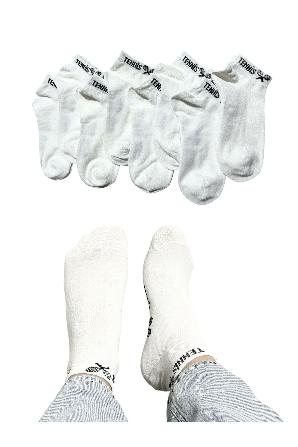 BYNDRSOCKS 7 Çift Erkek Patik Pamuklu Çorap