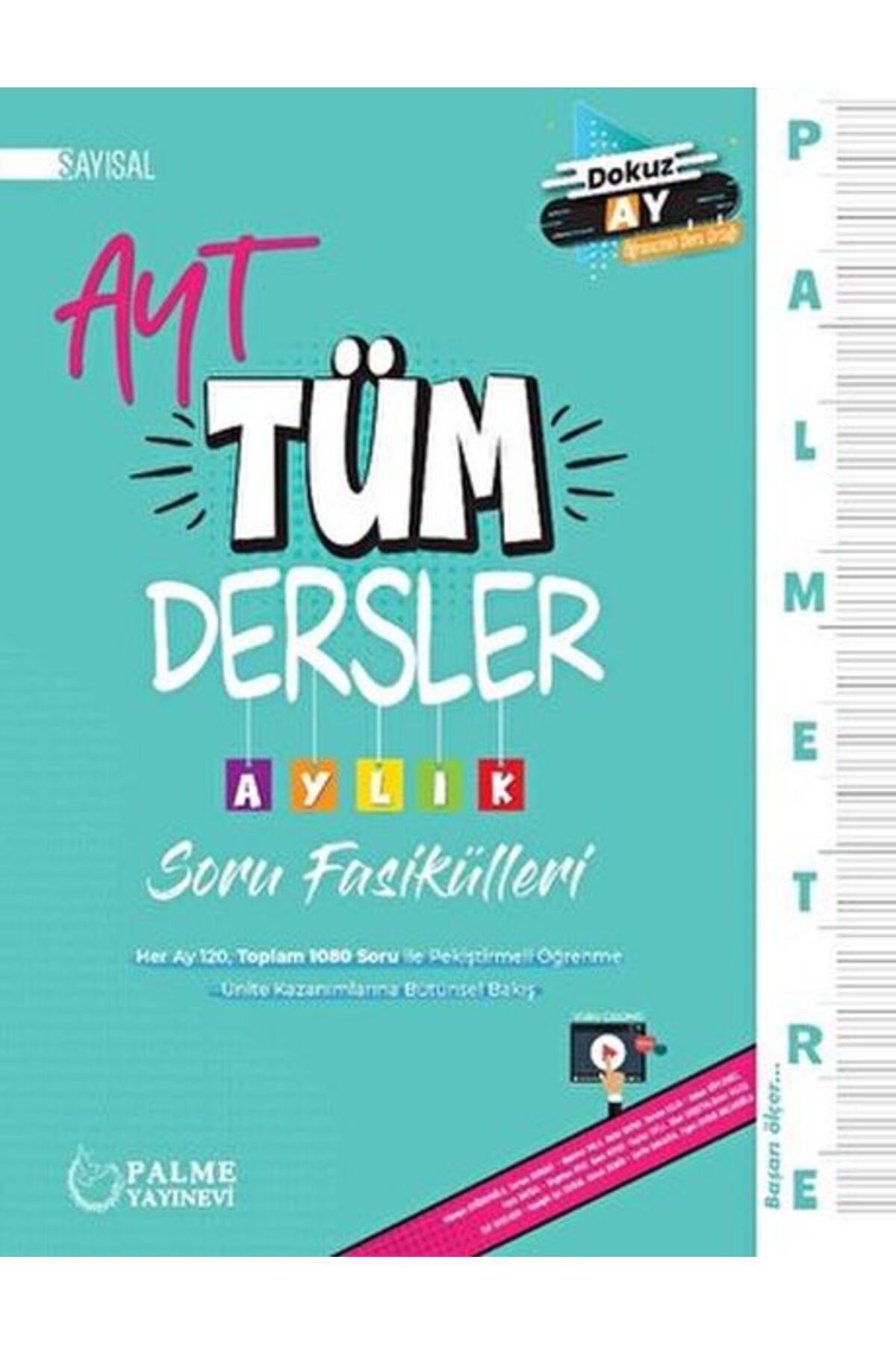 Destek Yayınları Palmetre AYT Sayısal Tüm Dersler Aylık Çalışma Fasikülleri