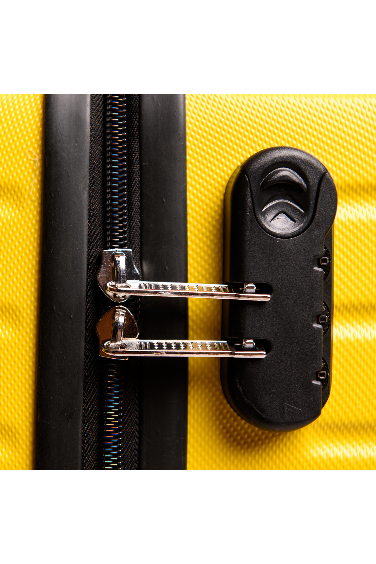 Travel POLO-Medium trolley, TRAVEL POLO, 67x41x29cm, A1004, checked luggage. ABS suitcase, Yellow 4