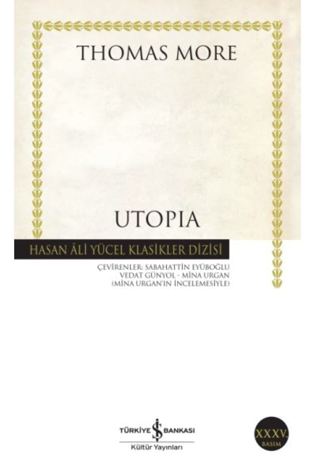 Destek Yayınları Utopia - Hasan Ali Yücel Klasikleri