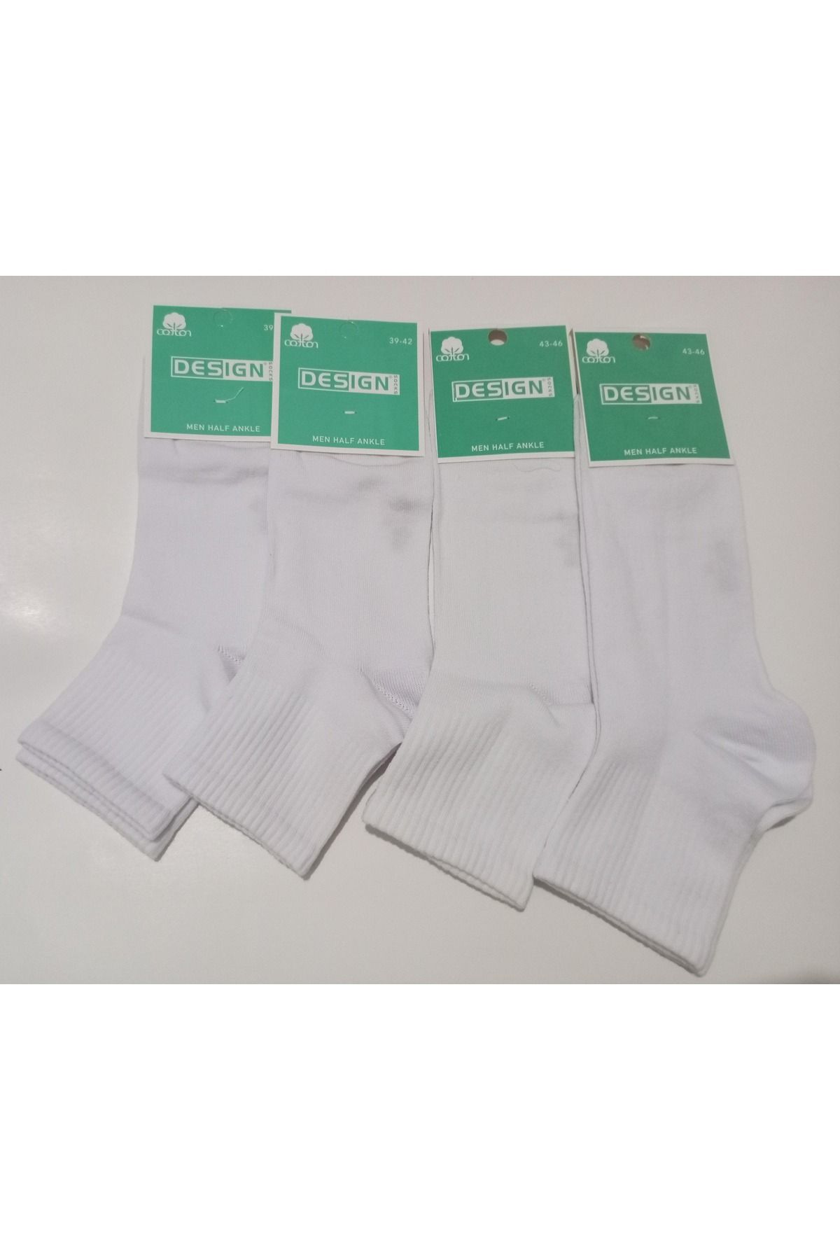 RBS SOCKS ERKEK PAMUKLU NAYLONSUZ YARIM KONÇ ÇORAP 4'LÜ