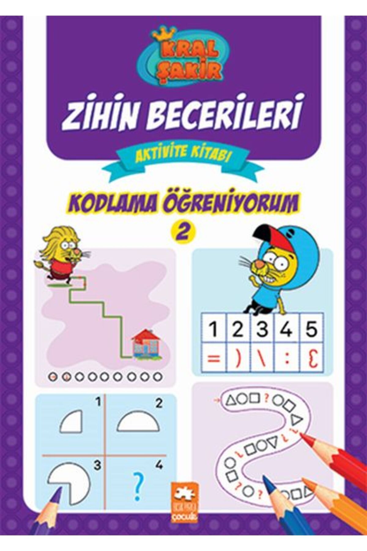 Türk Dil Kurumu Yayınları Kodlama Öğreniyorum 2 - Kral Şakir Zihin Becerileri Aktivite Kitabı