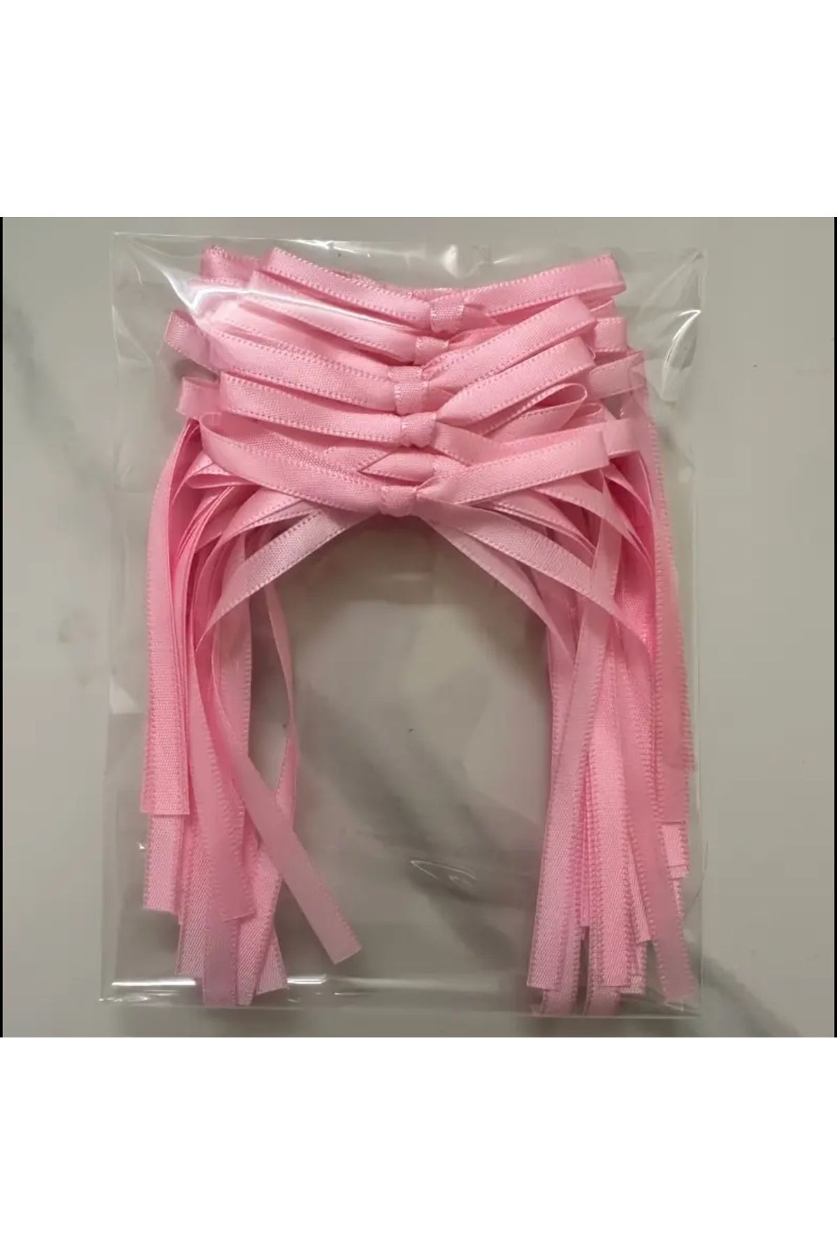 edalle 20 Adet Pembe Saten Kurdele ,Hediye Paketleme Pasta Süsleme Düğün Süsleme Tatil Süsleme