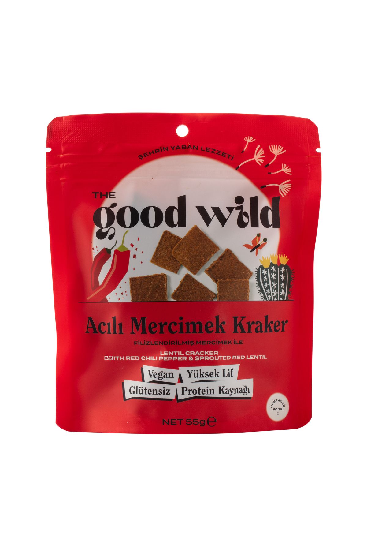 THE GOOD WİLD The Good Wild Acılı Mercimek Kraker 55 G
