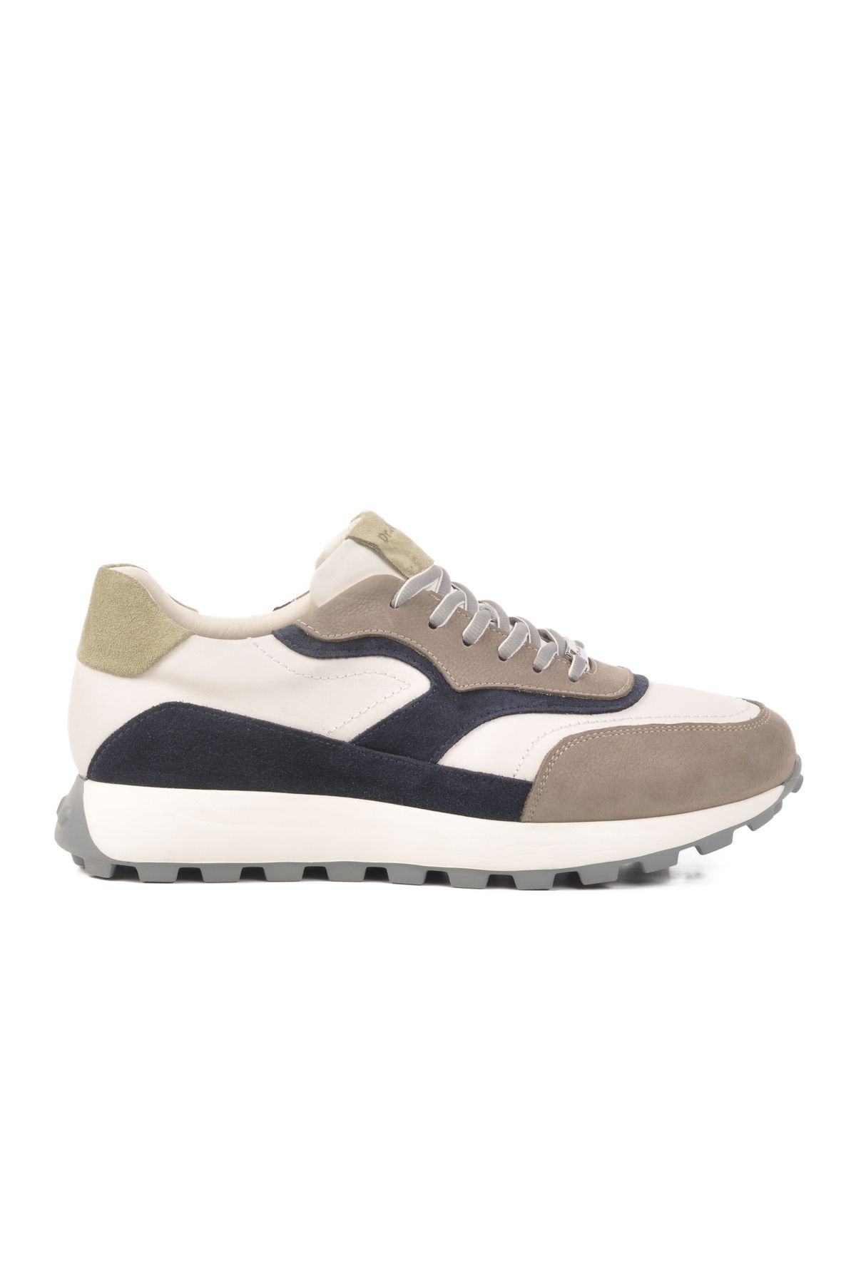 Aspor Gri Hakiki Deri Erkek Sneaker