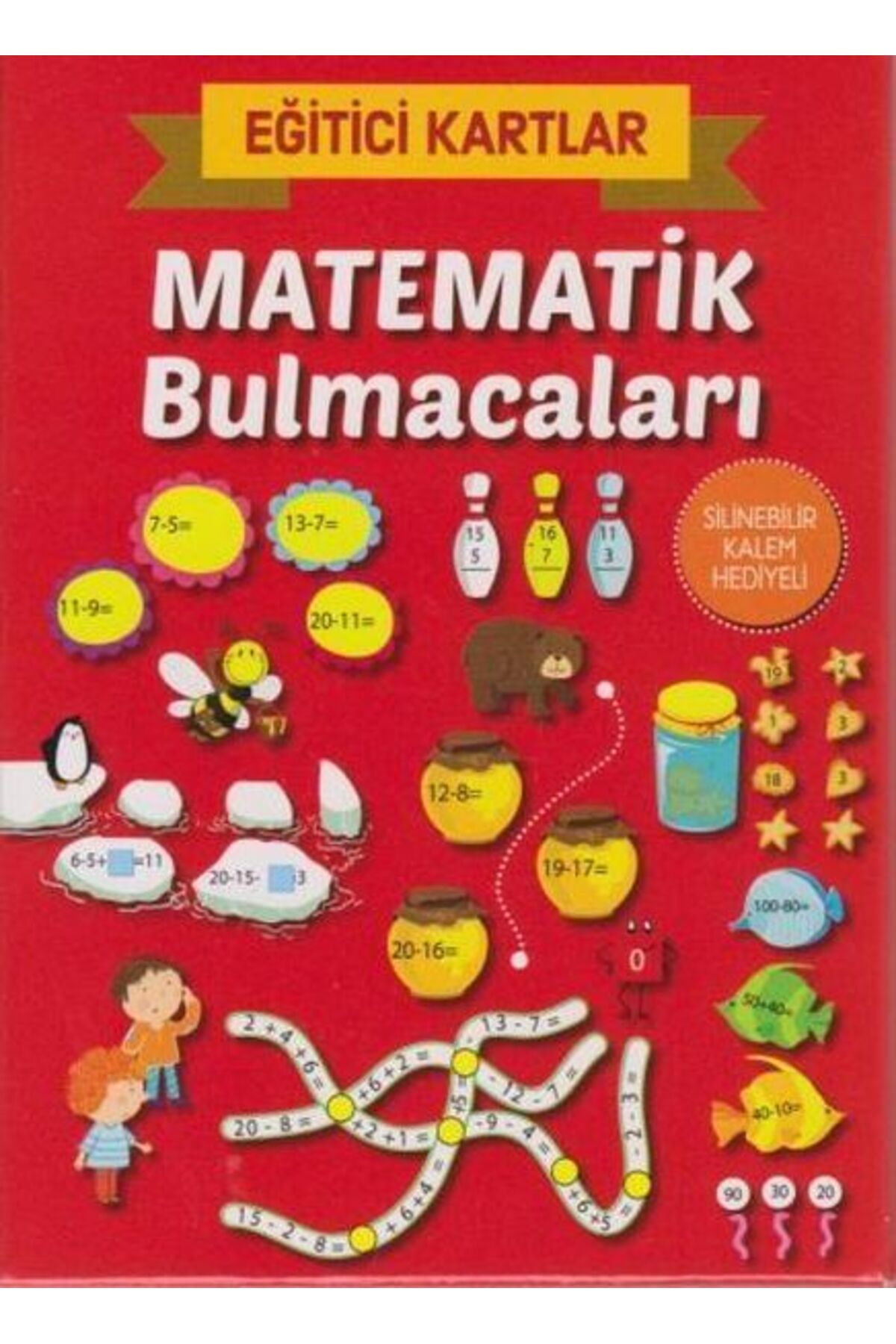 Karma Kitaplar Eğitici Kartlar Matematik Bulmacaları